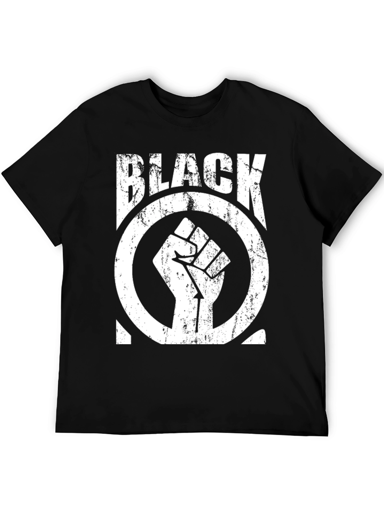 Black Power Fist Graphic T-Shirt