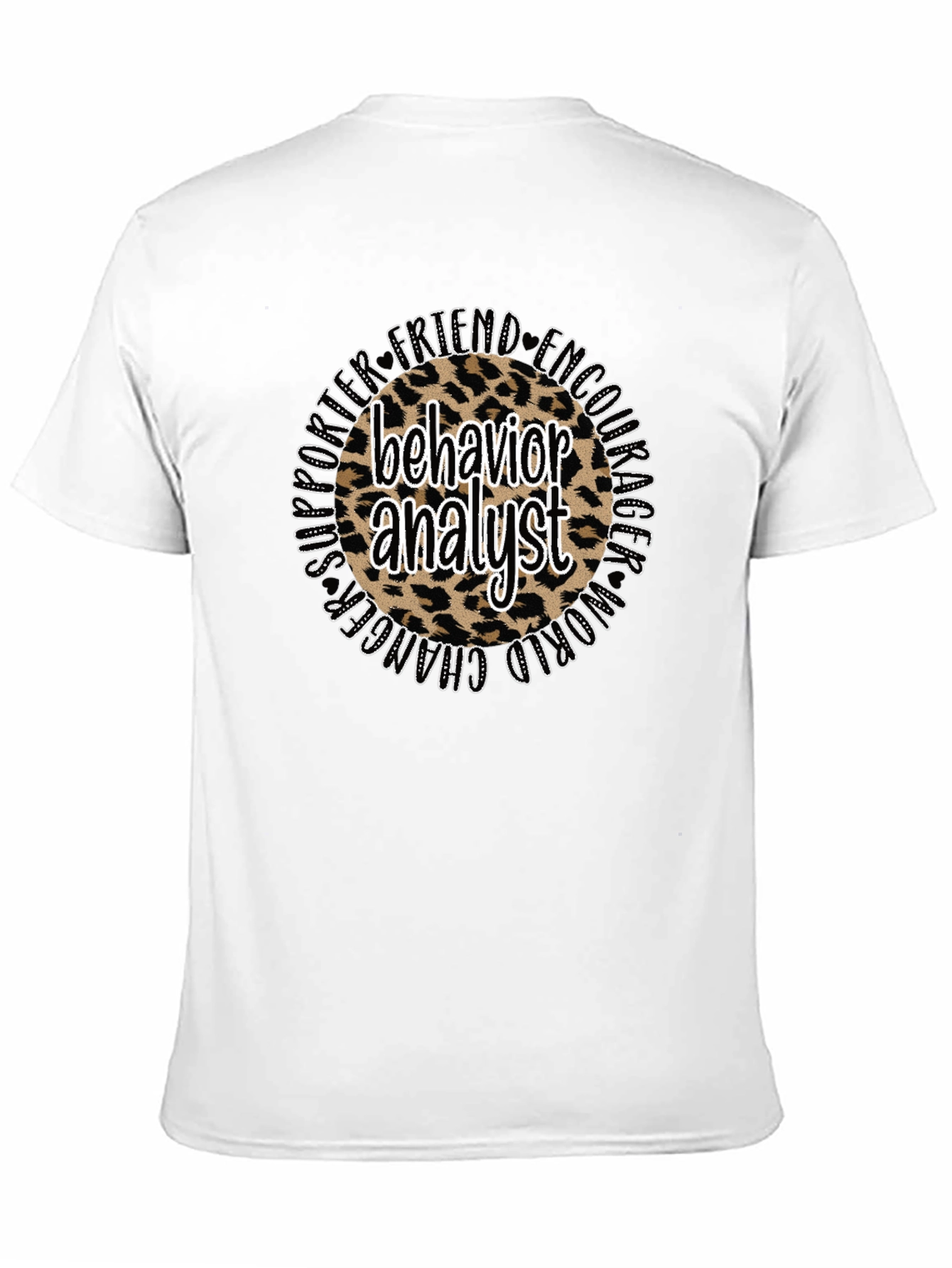 Behavior Analyst Leopard Print T-Shirt