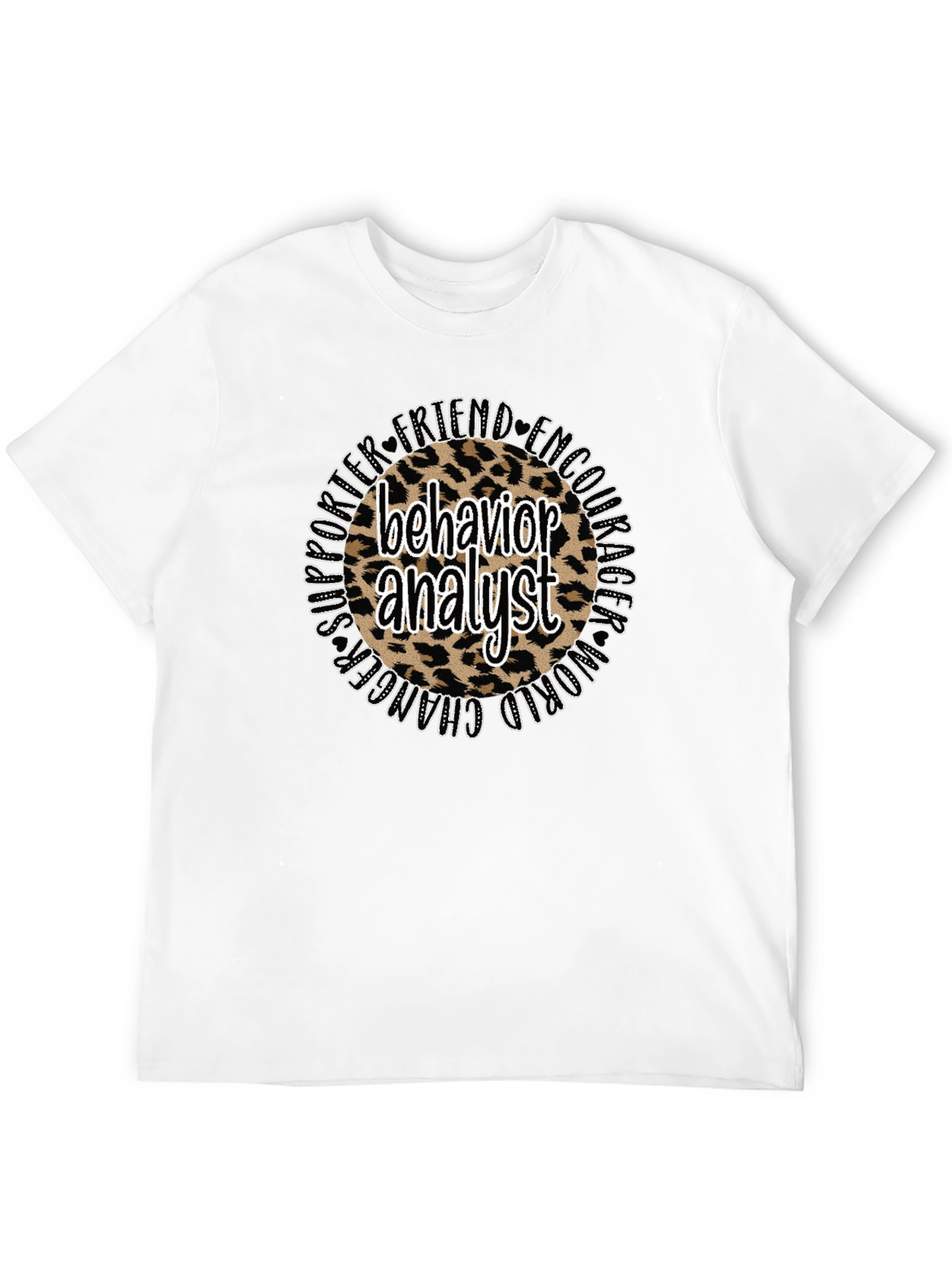 Behavior Analyst Leopard Print T-Shirt