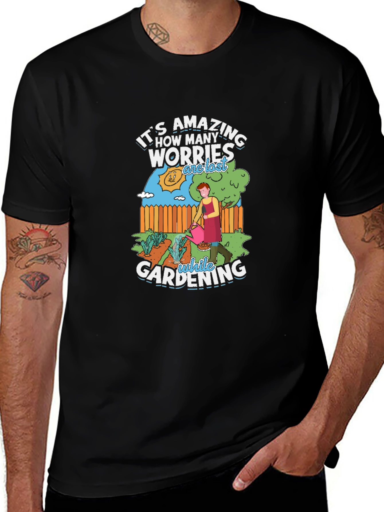 Gardening Worry-Free Graphic Tee