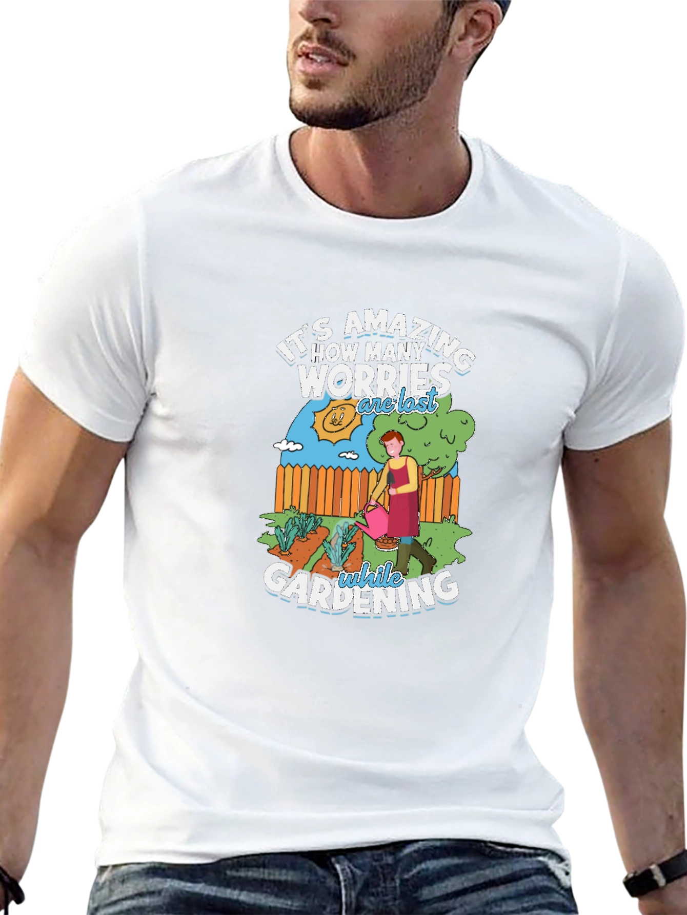 Gardening Worry-Free Graphic Tee