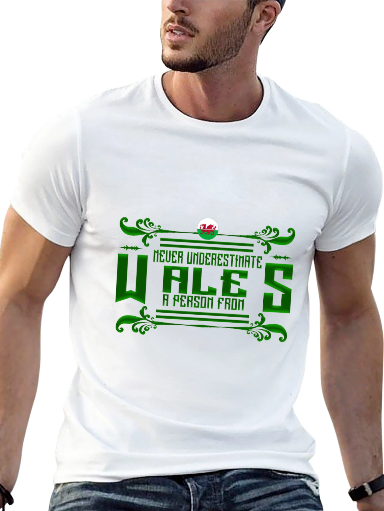 Welsh Pride T-Shirt - Never Underestimate Wales!