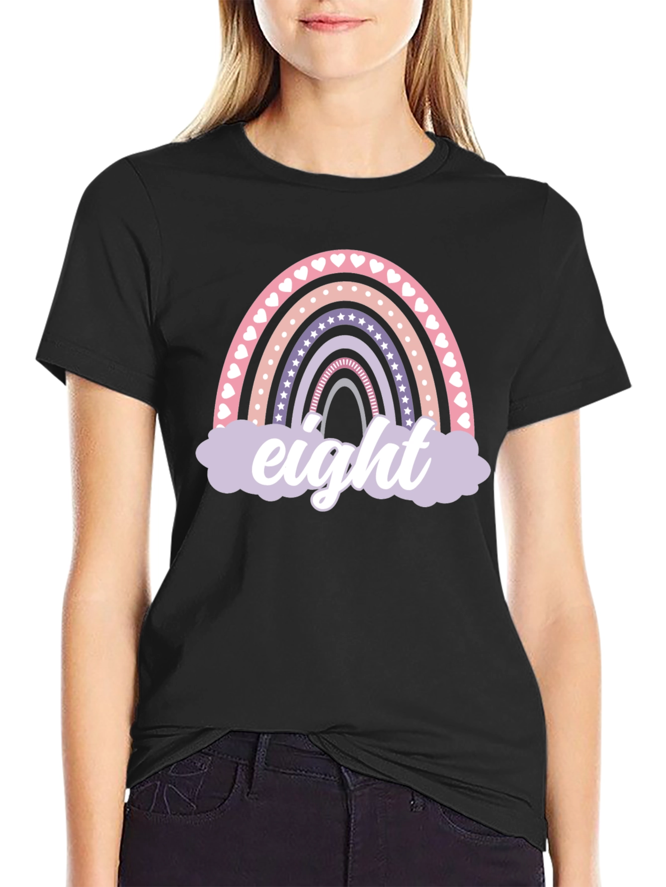 Rainbow Eight Birthday T-Shirt