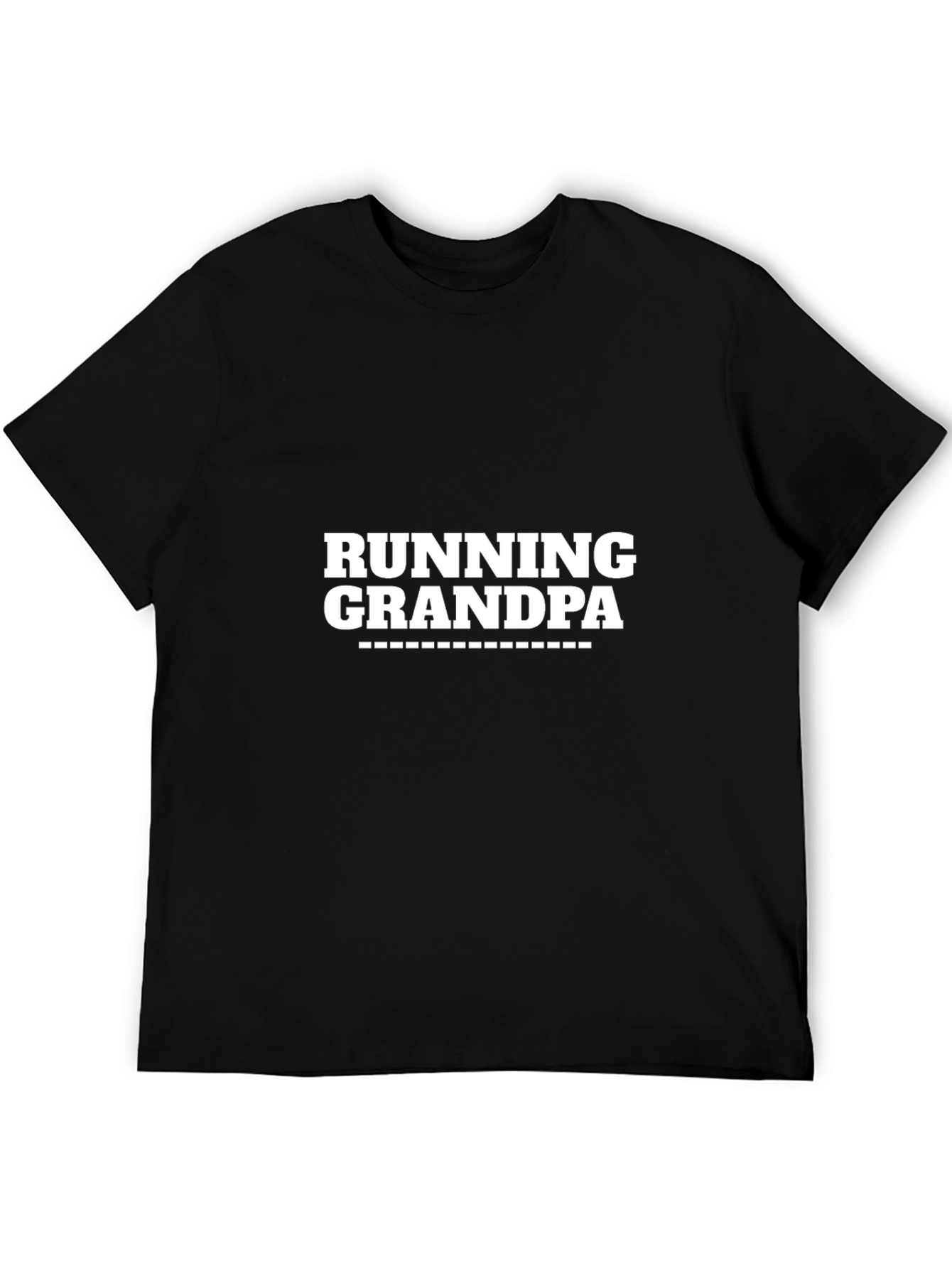 Running Grandpa T-Shirt - Black