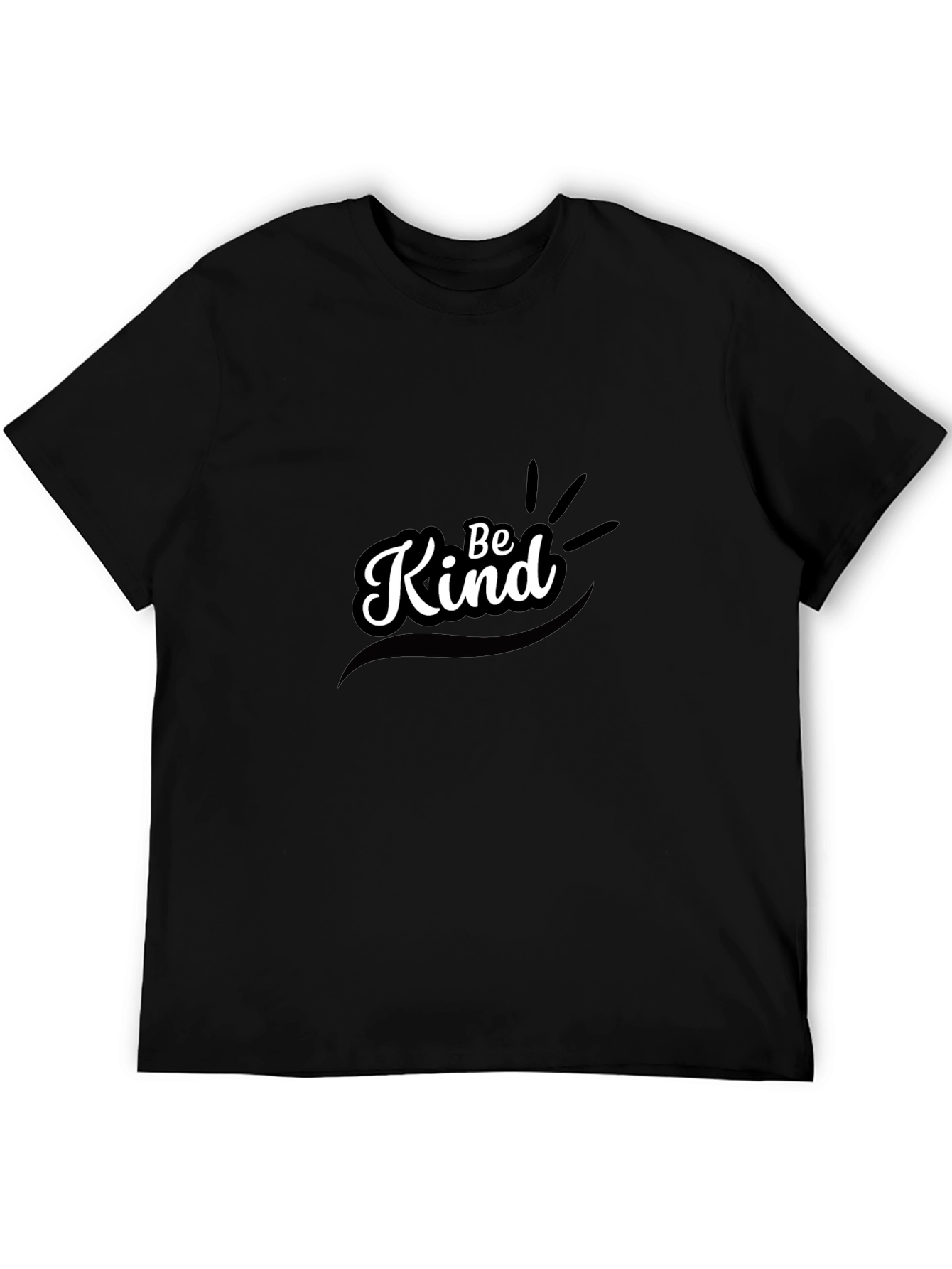 Be Kind Graphic T-Shirt - Black Casual Tee