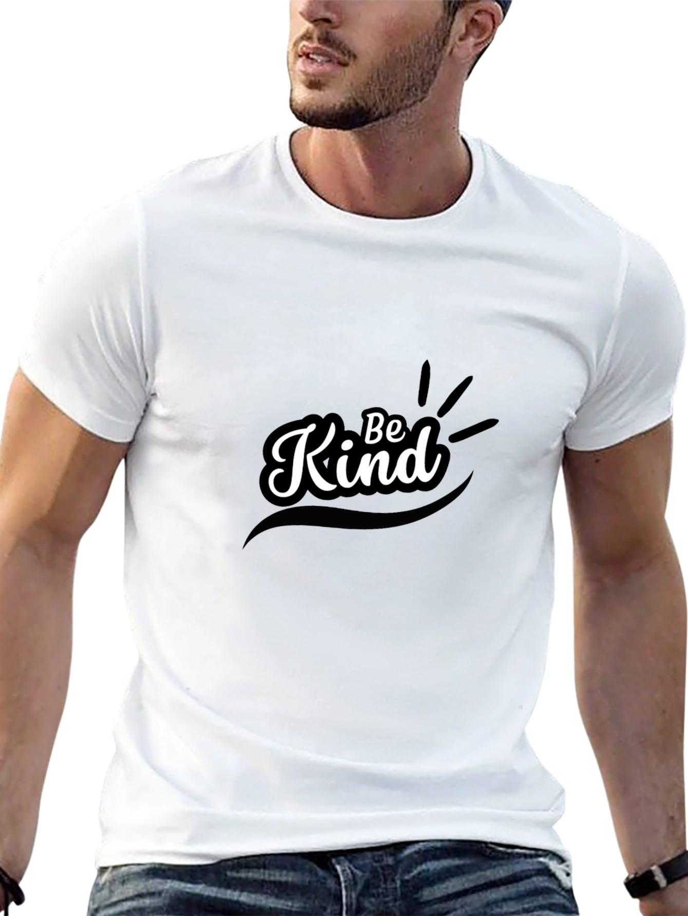 Be Kind Graphic T-Shirt - Black Casual Tee