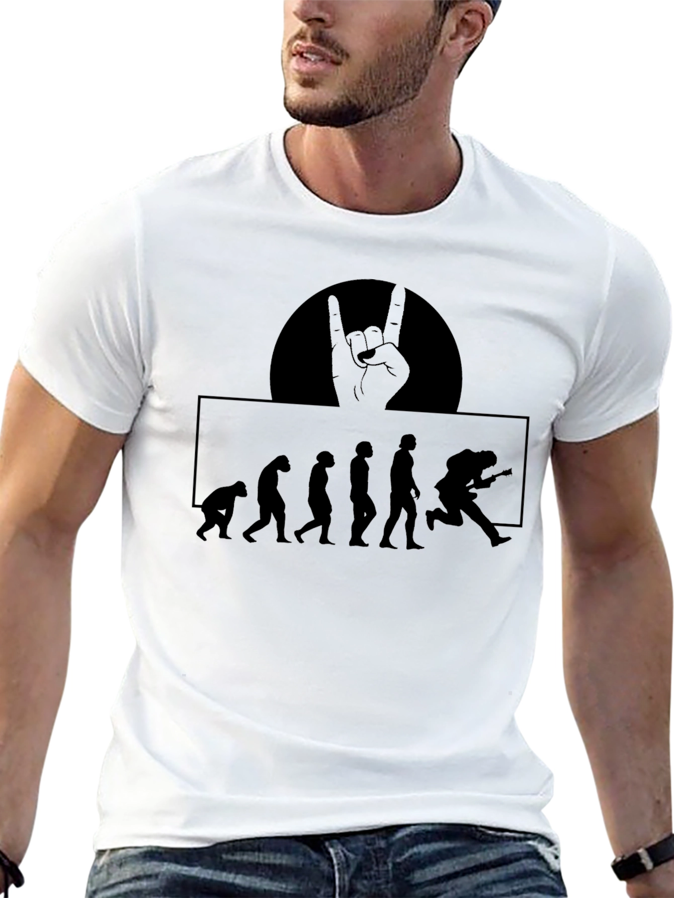 Rock Evolution T-Shirt - Musician Gift