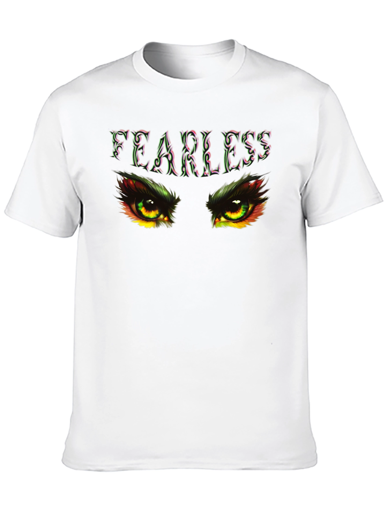 Fearless Eye Graphic Black T-Shirt