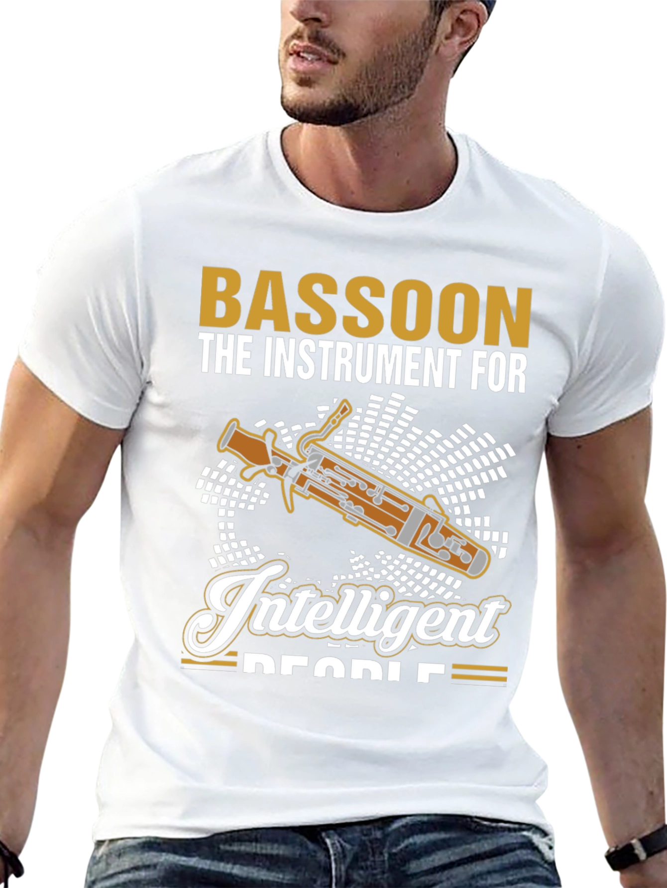 Bassoon Instrument T-Shirt - For Intelligent People!