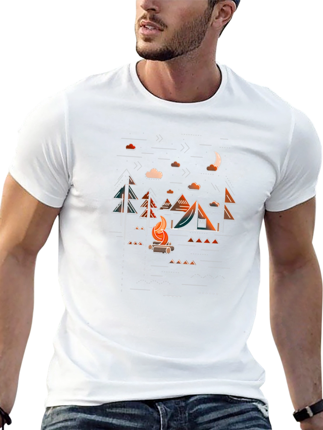 Camping Adventure Graphic T-Shirt
