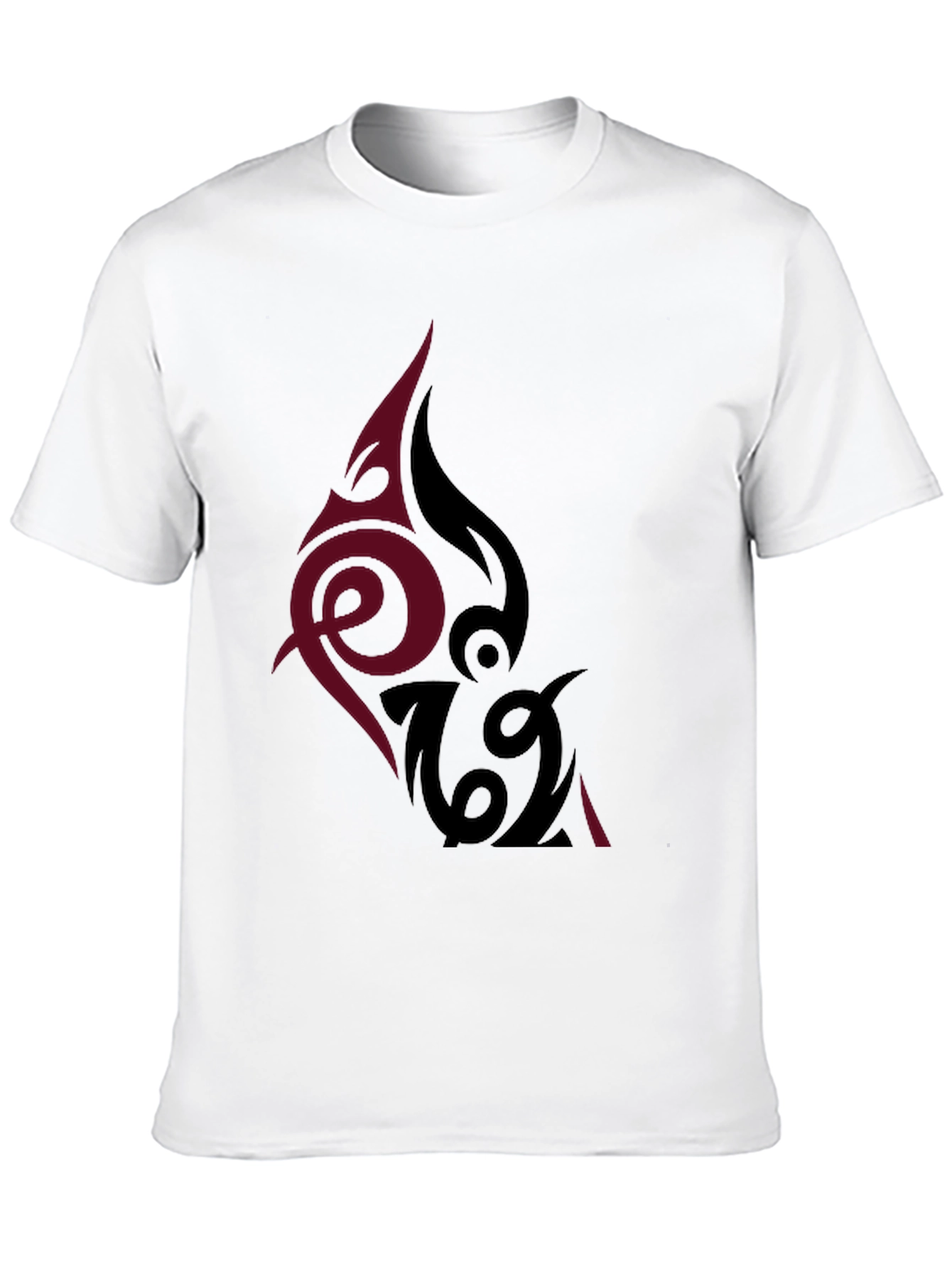 Tribal Tattoo Graphic Black T-Shirt