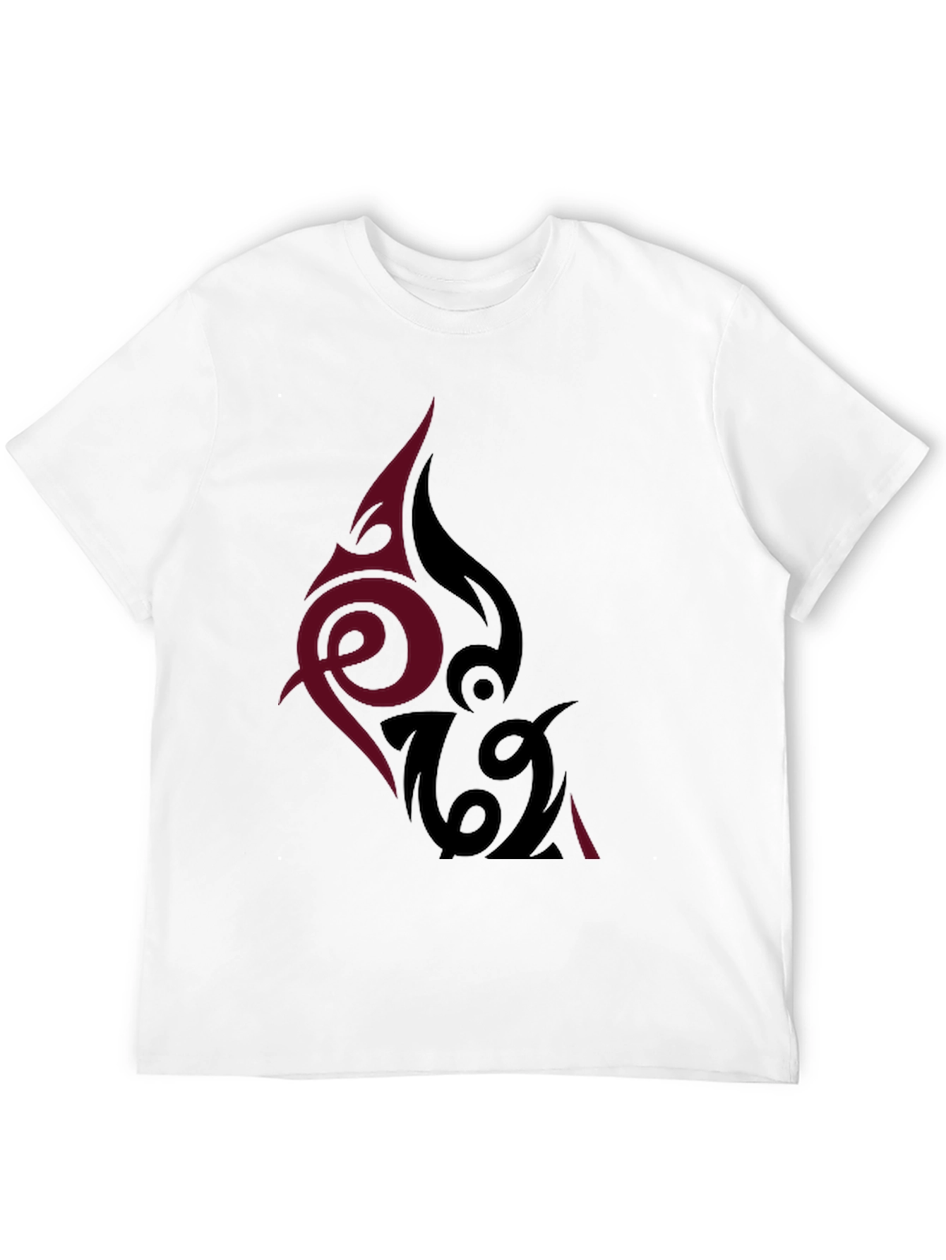 Tribal Tattoo Graphic Black T-Shirt