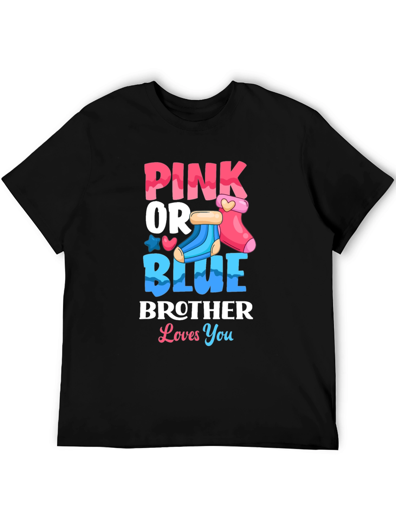 Pink or Blue Brother Loves You T-Shirt