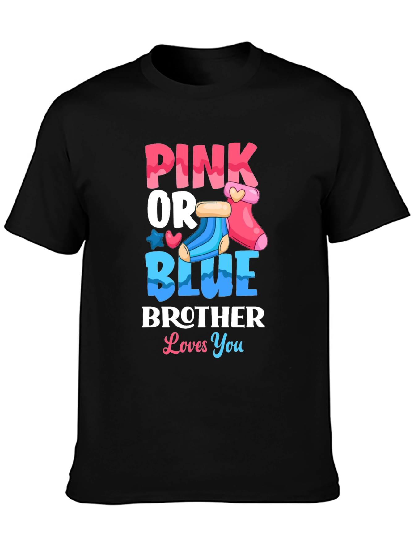 Pink or Blue Brother Loves You T-Shirt