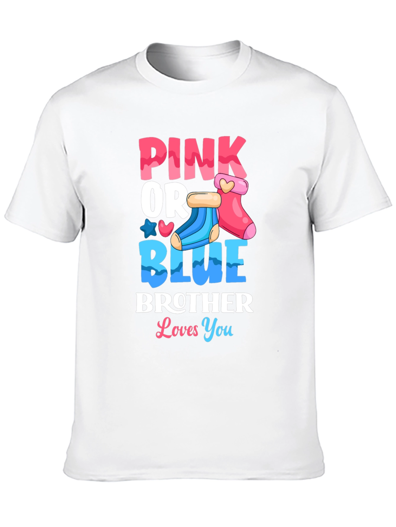 Pink or Blue Brother Loves You T-Shirt