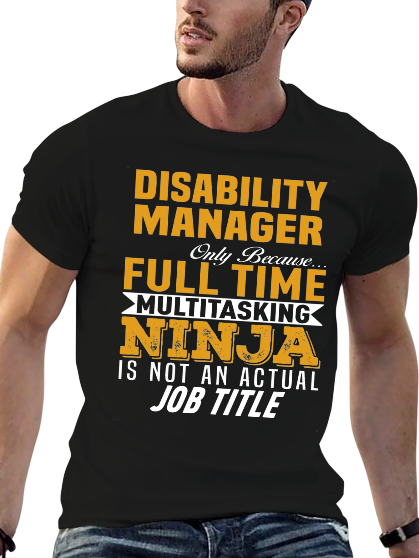 Disability Manager Multitasking Ninja T-Shirt