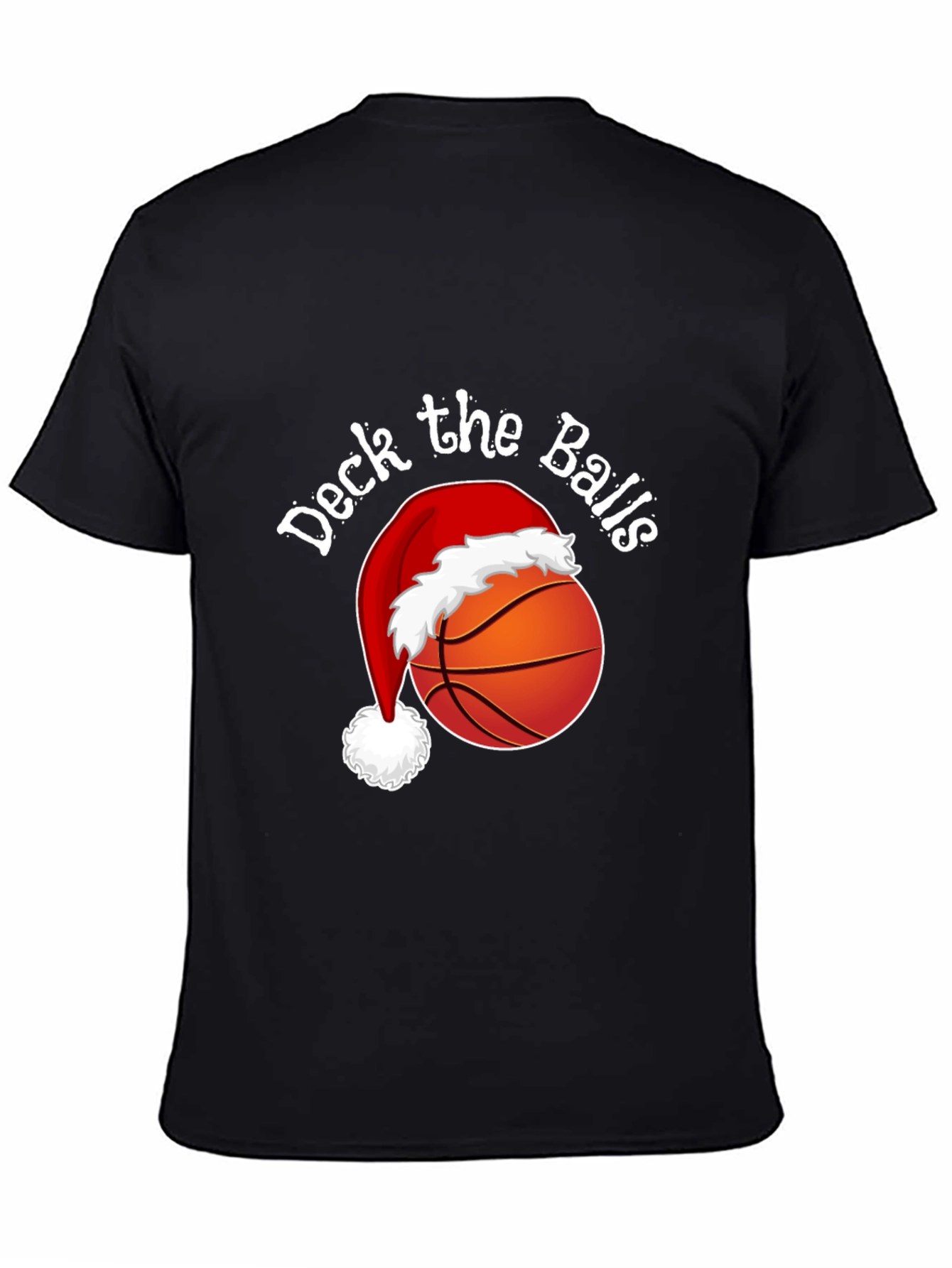 Deck the Balls Christmas Basketball T-Shirt