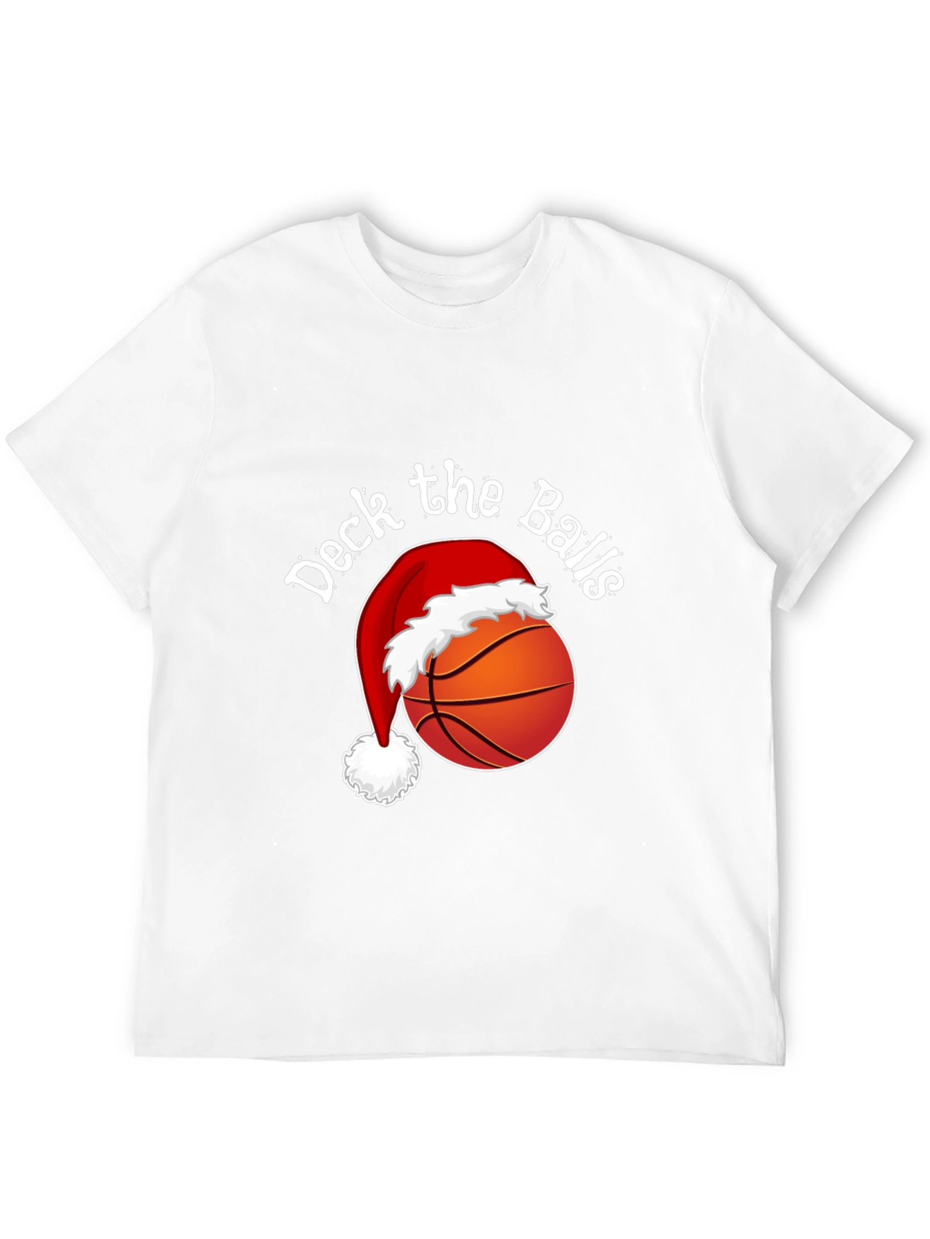 Deck the Balls Christmas Basketball T-Shirt