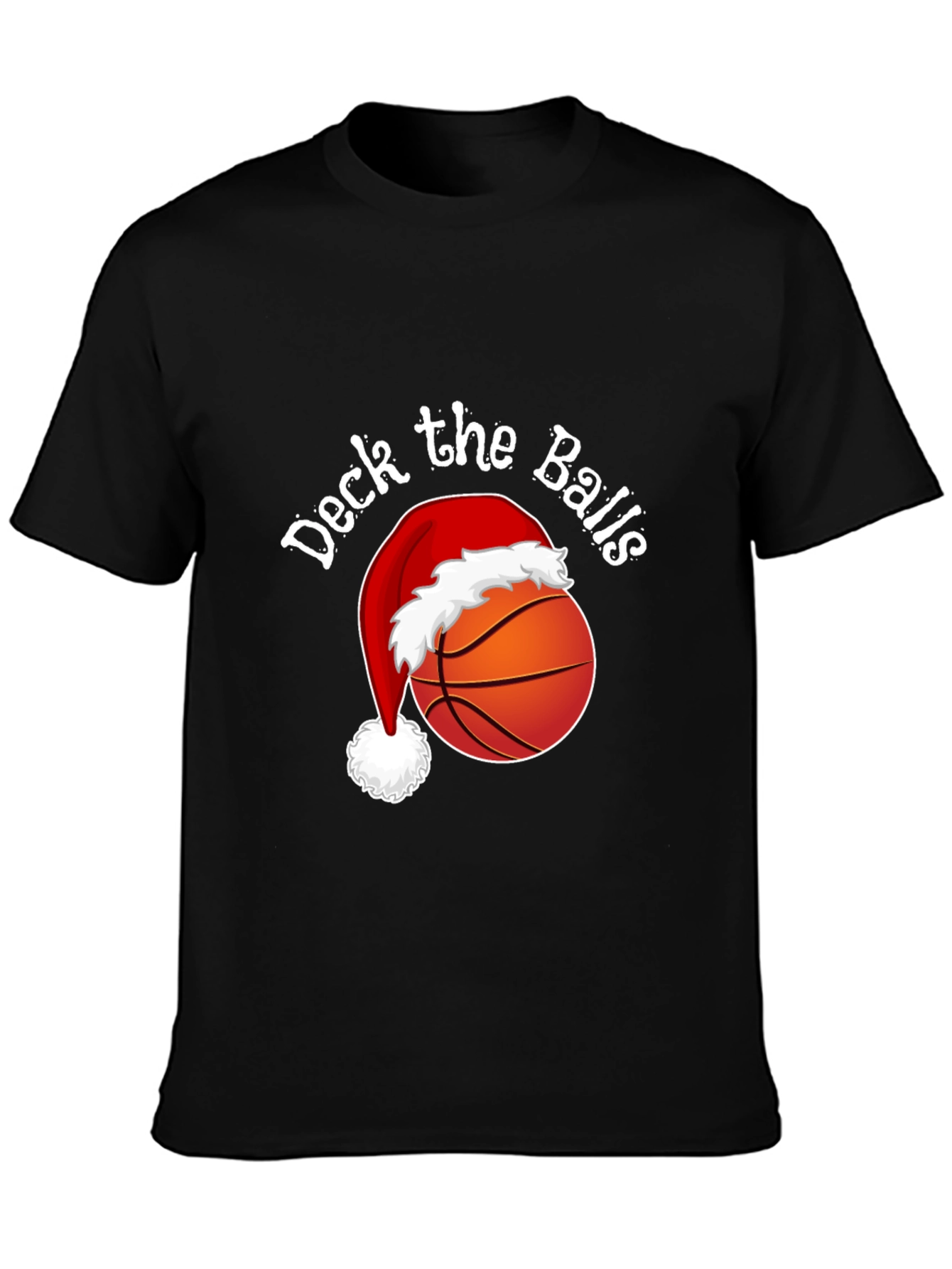 Deck the Balls Christmas Basketball T-Shirt