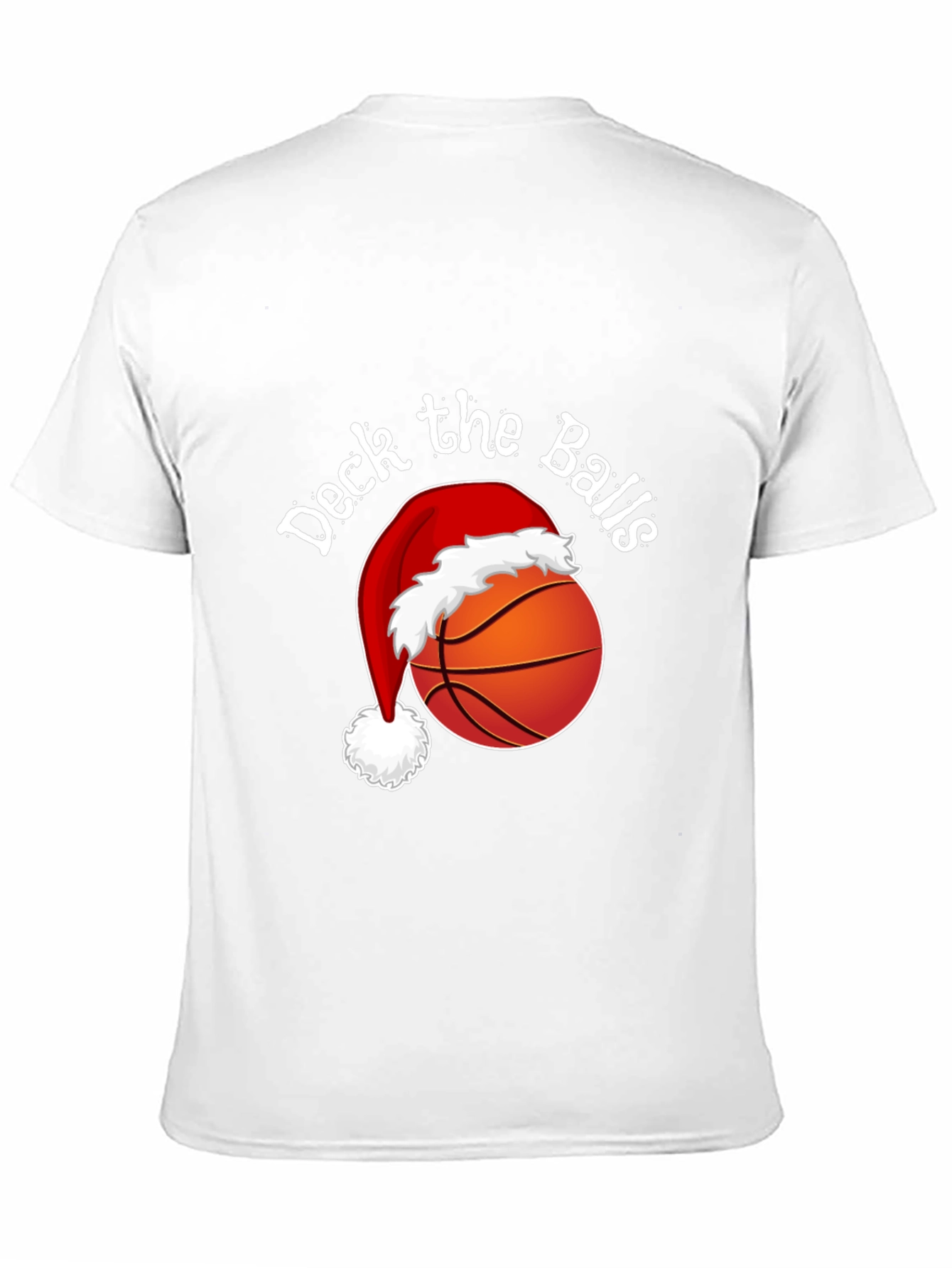 Deck the Balls Christmas Basketball T-Shirt