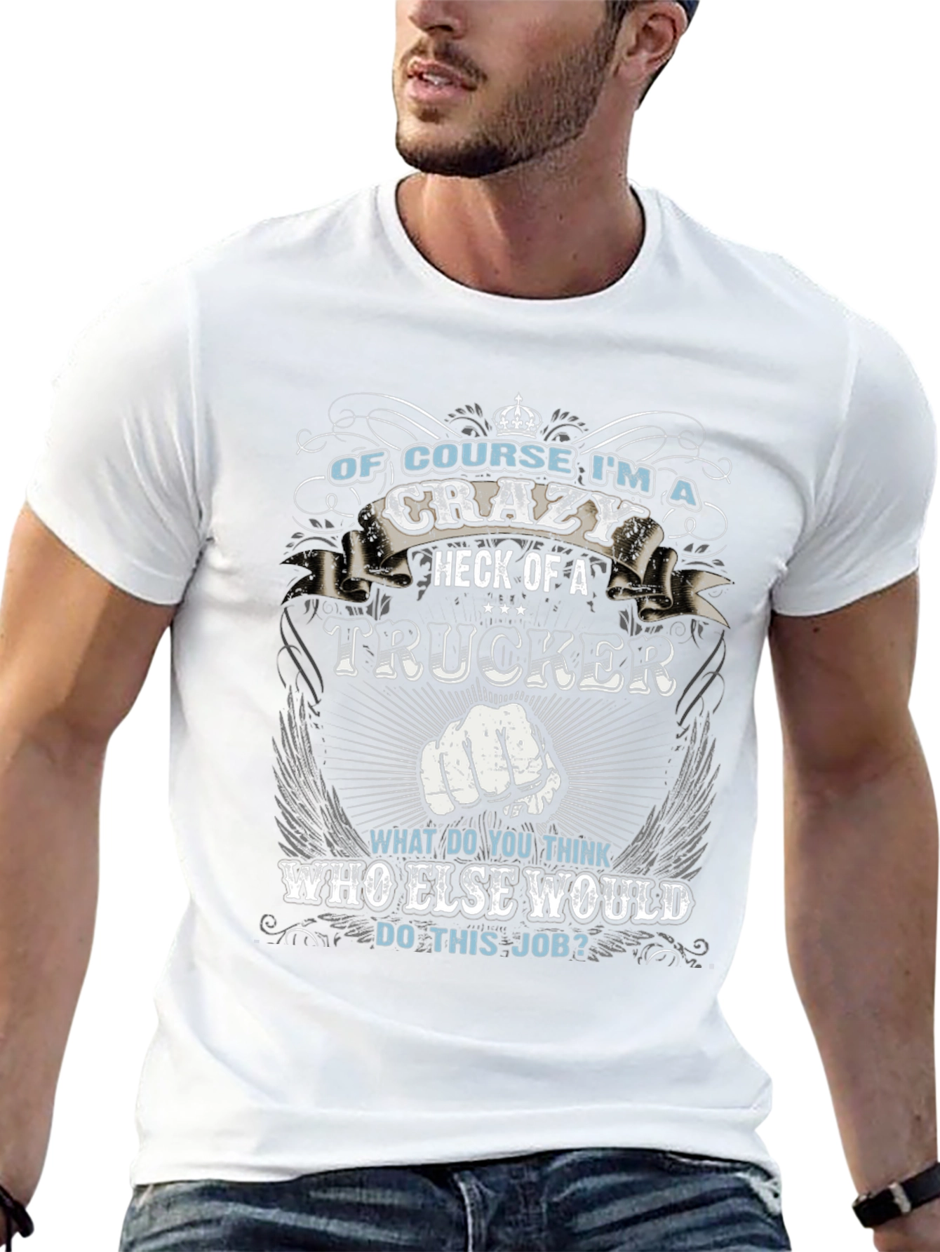 Crazy Trucker T-Shirt