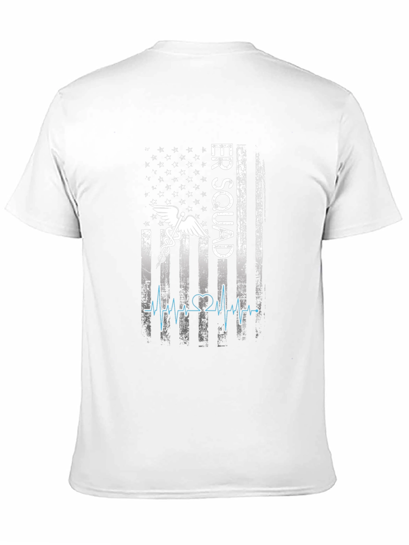 ER Squad T-Shirt - American Flag EMT Design