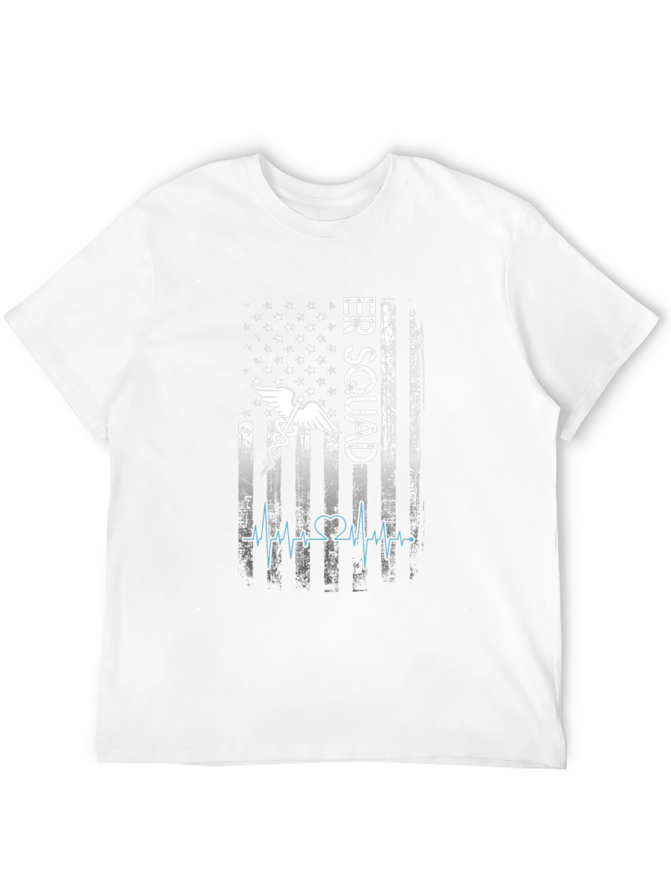 ER Squad T-Shirt - American Flag EMT Design