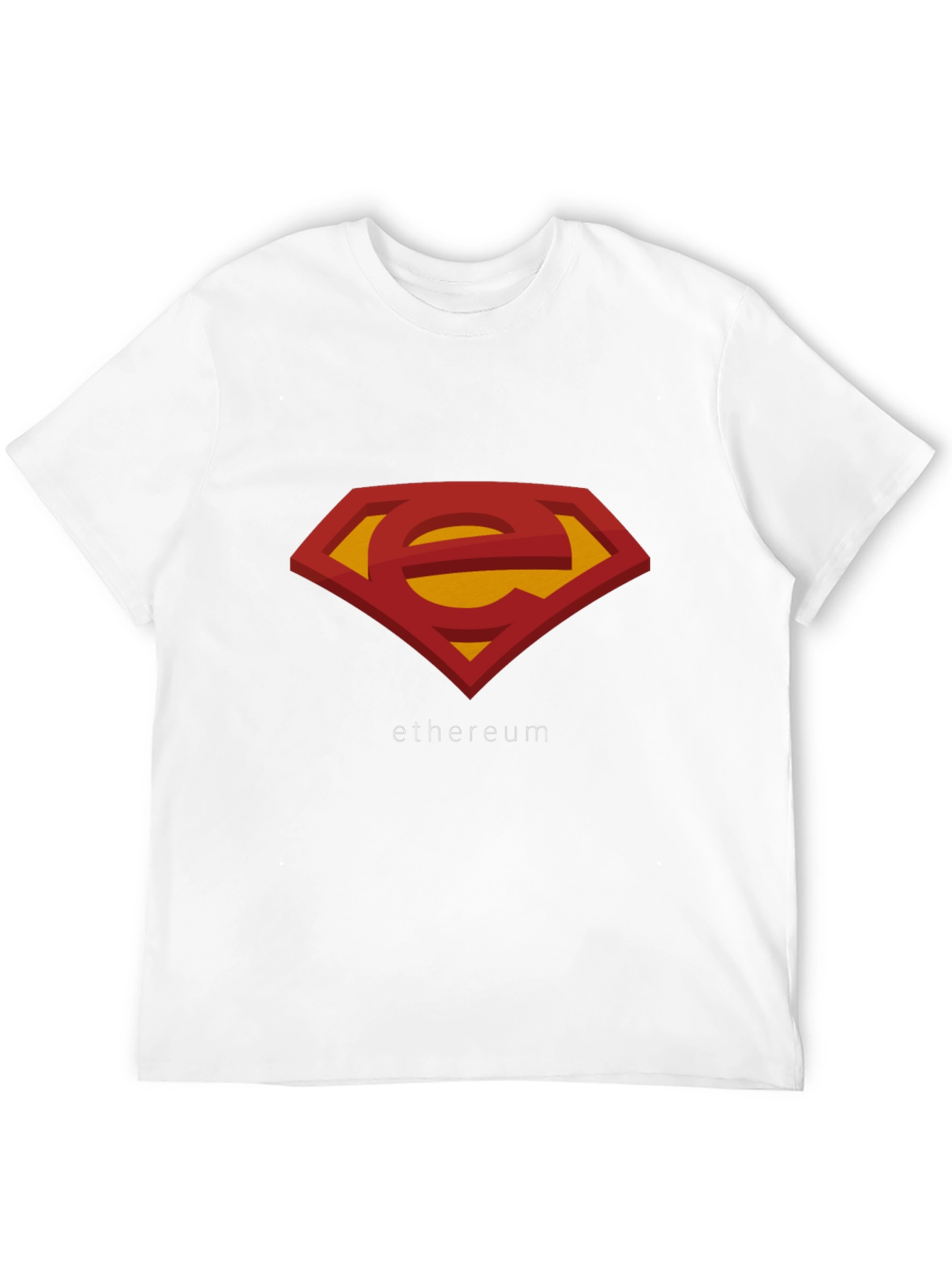 Ethereum Superman Logo T-Shirt - Black