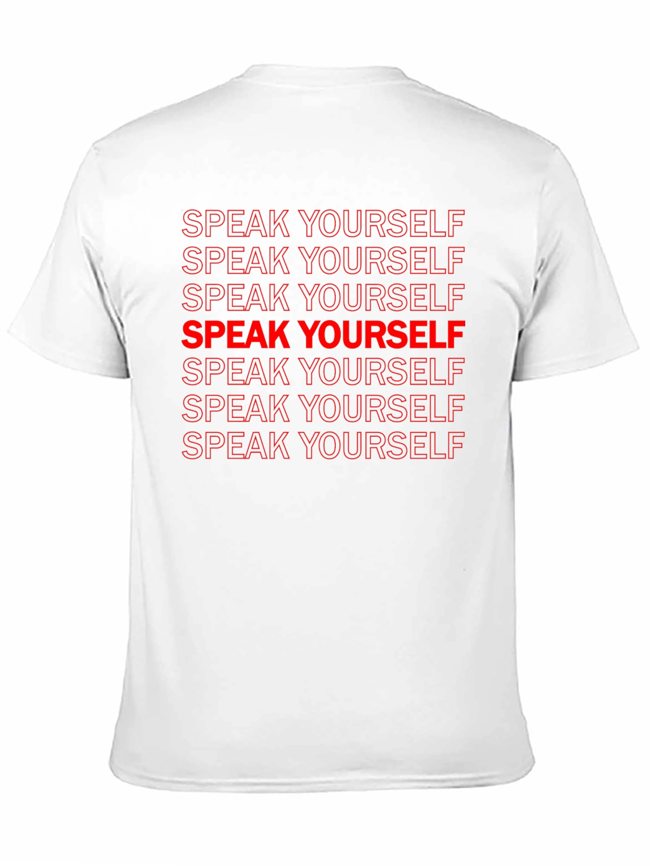 Speak Yourself Graphic Tee - Black