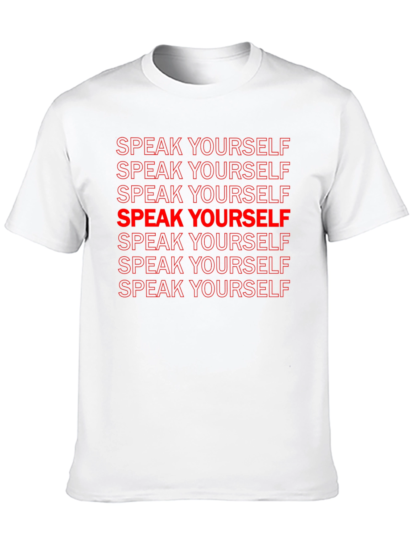 Speak Yourself Graphic Tee - Black