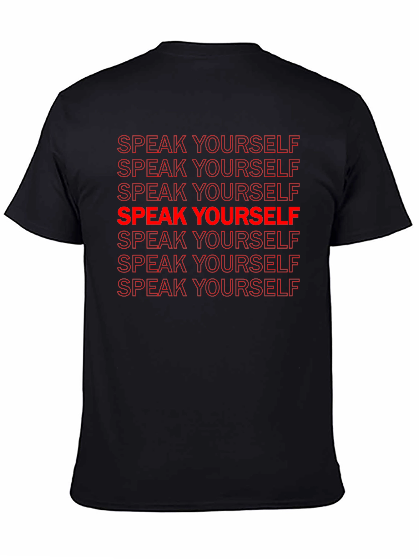 Speak Yourself Graphic Tee - Black