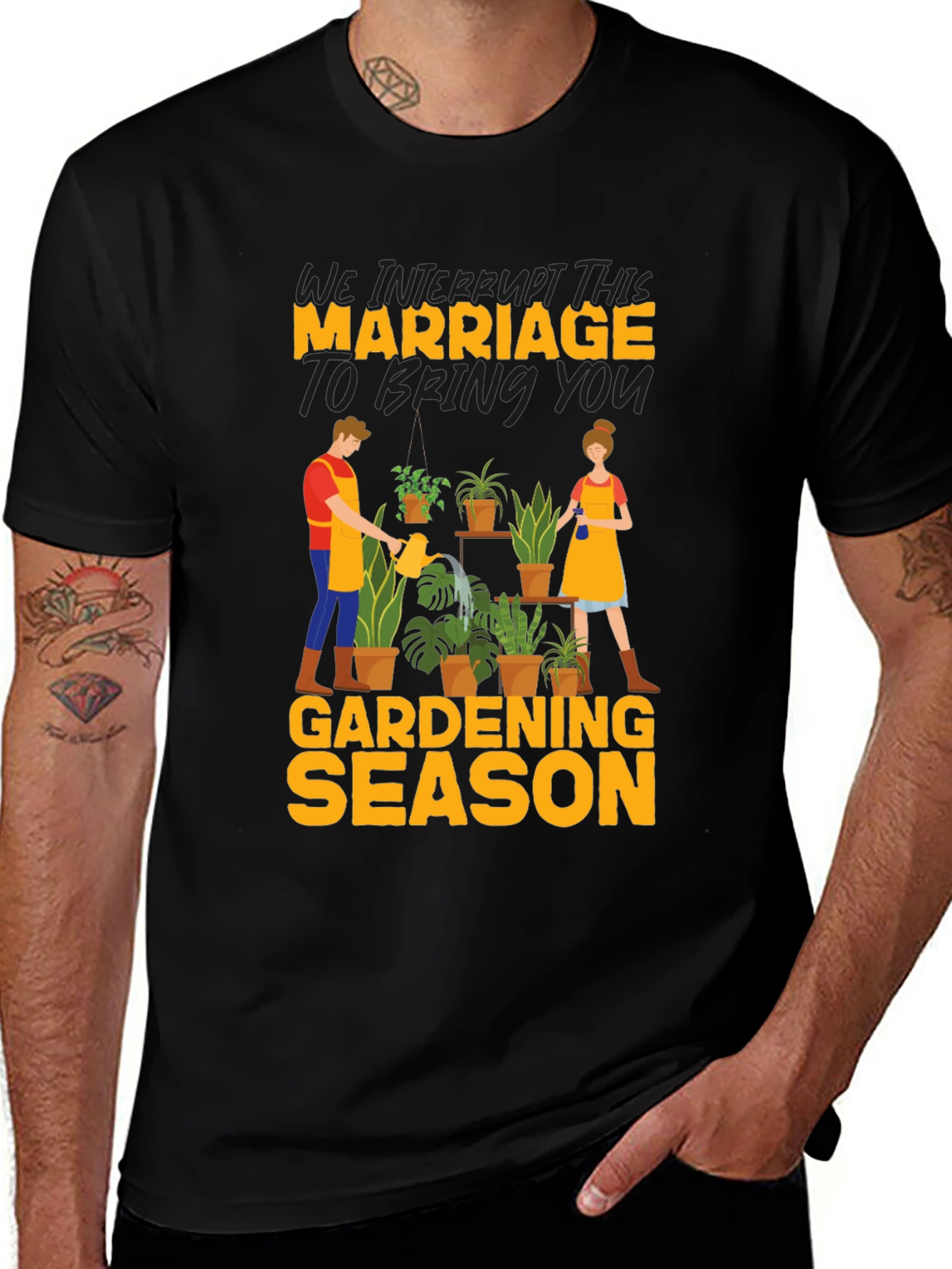 Gardening Season Marriage T-Shirt