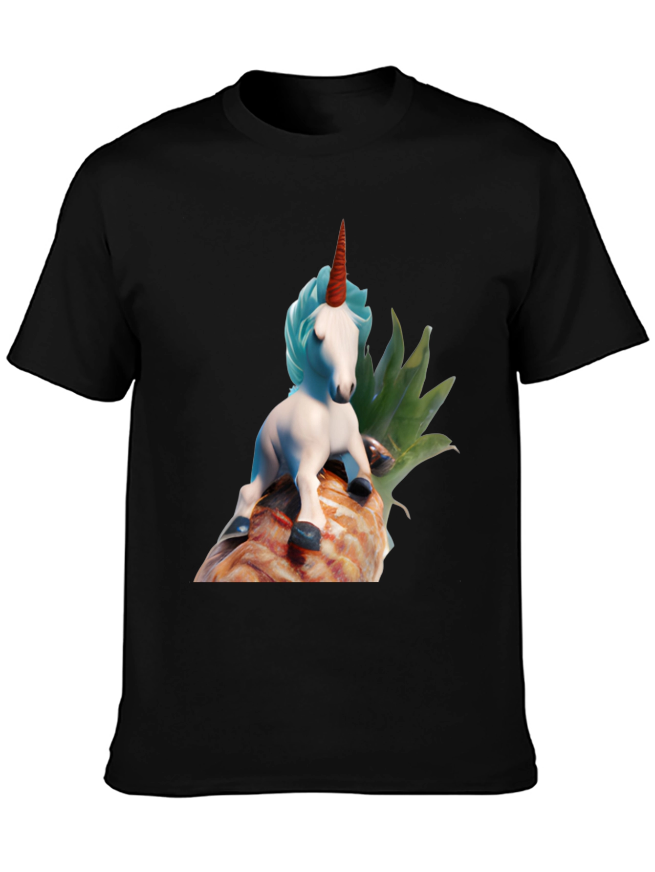 Unicorn on Pineapple Graphic Tee