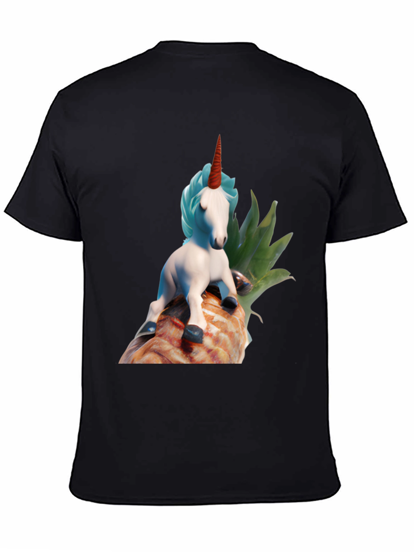 Unicorn on Pineapple Graphic Tee