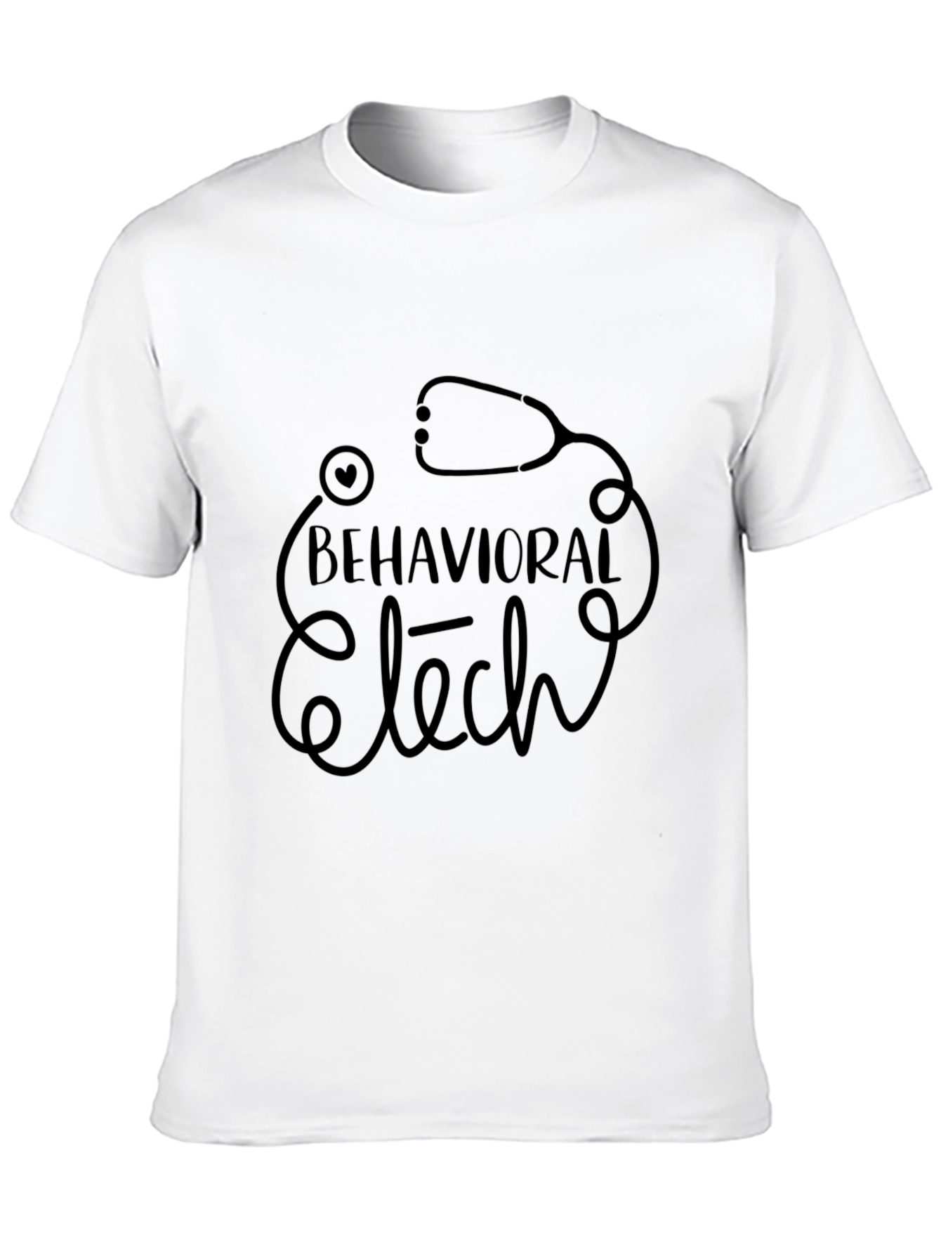 Behavioral Tech Stethoscope Graphic T-Shirt