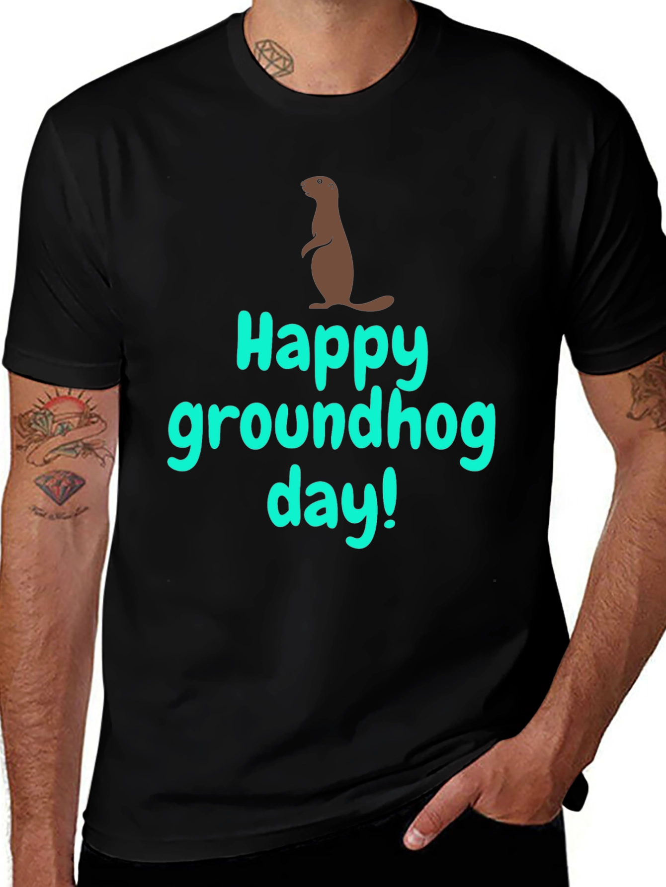 Happy Groundhog Day Graphic Tee