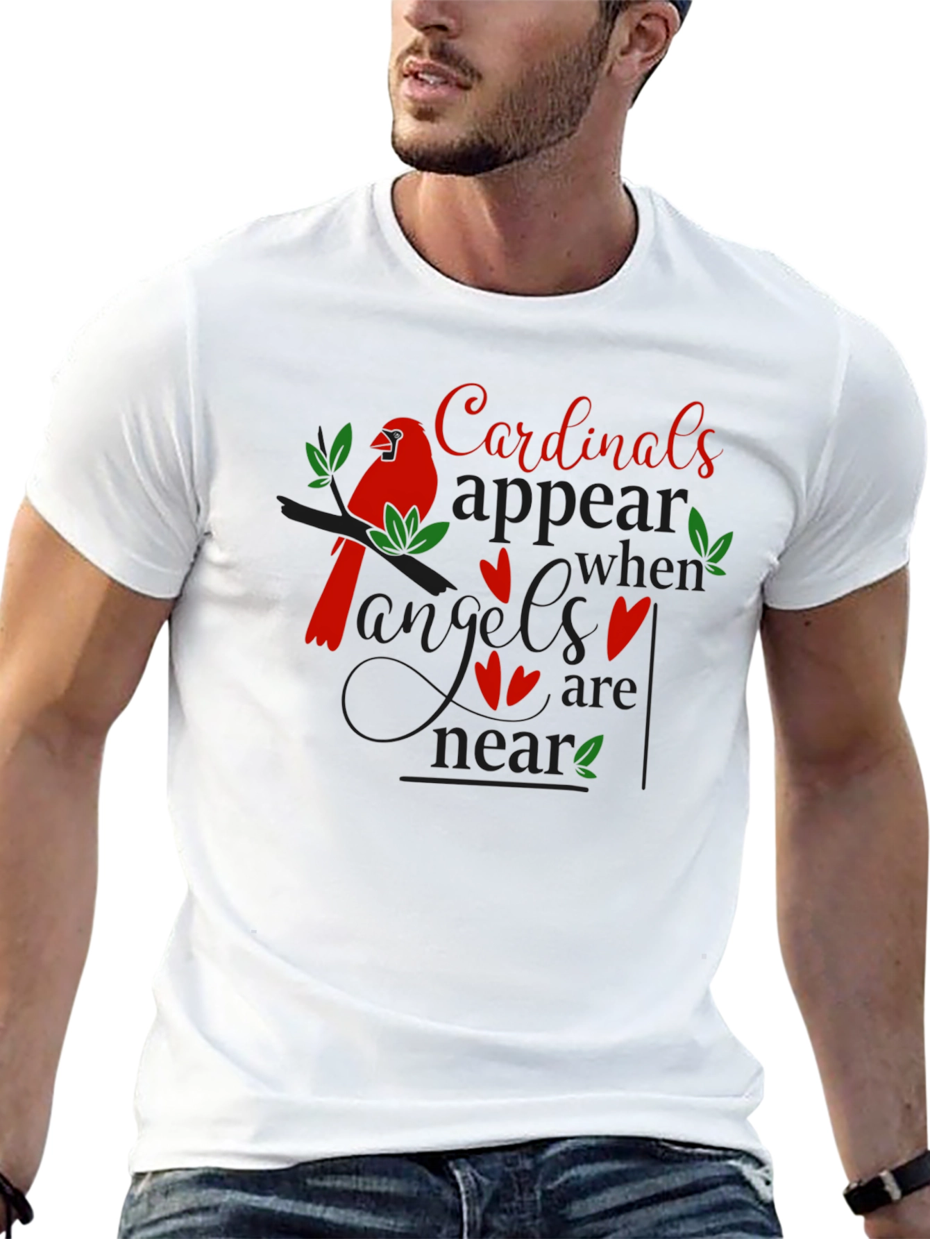 Cardinal Appear T-Shirt in Black