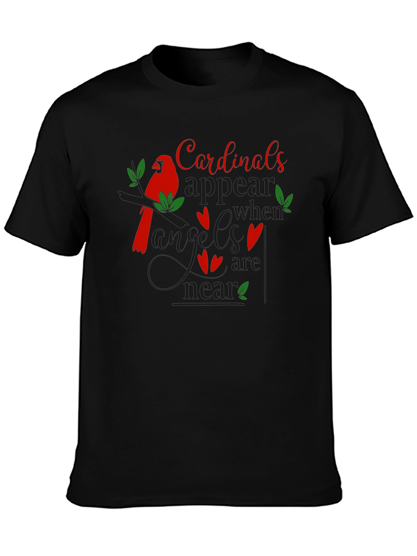 Cardinal Appear T-Shirt in Black
