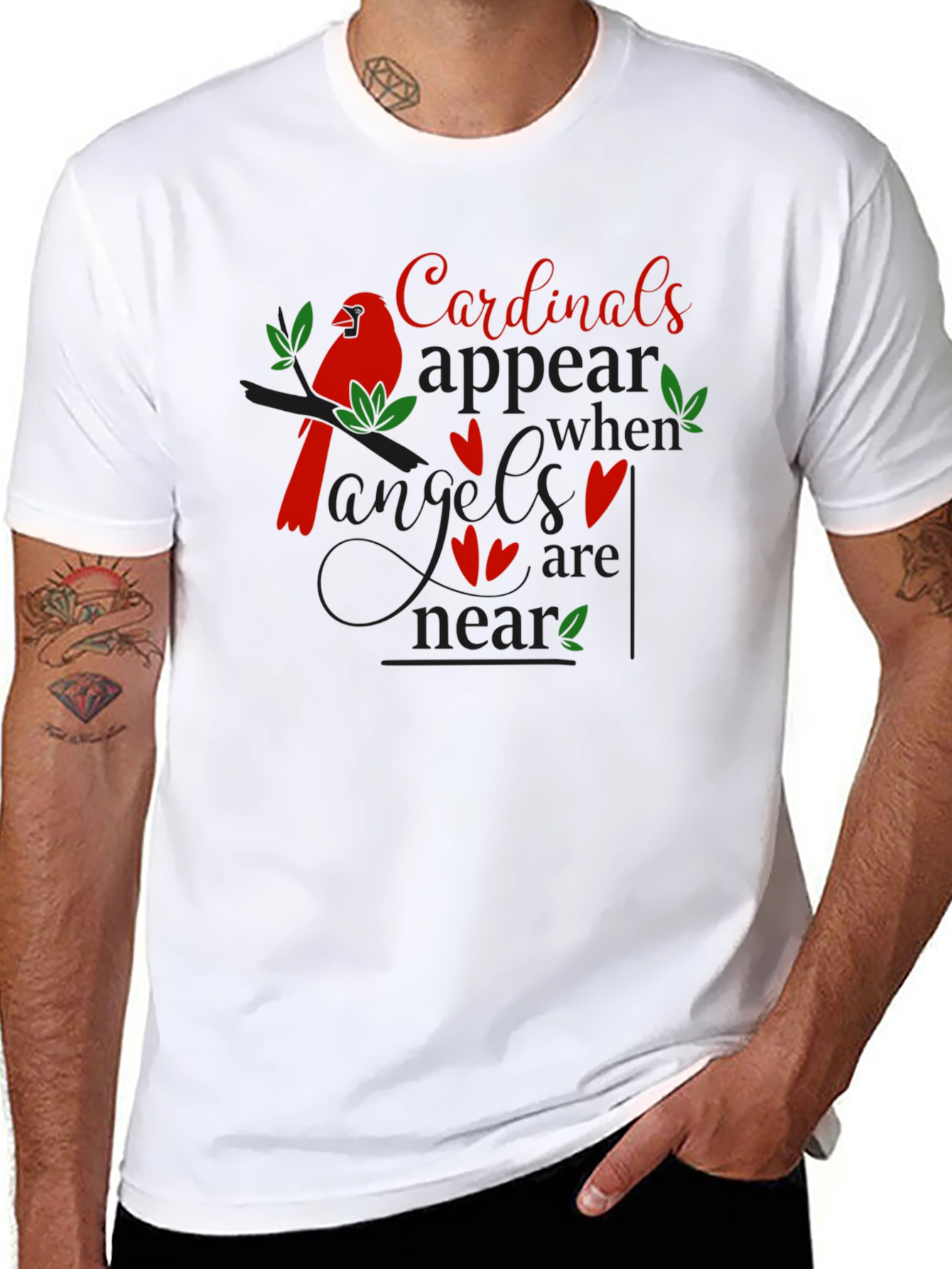 Cardinal Appear T-Shirt in Black