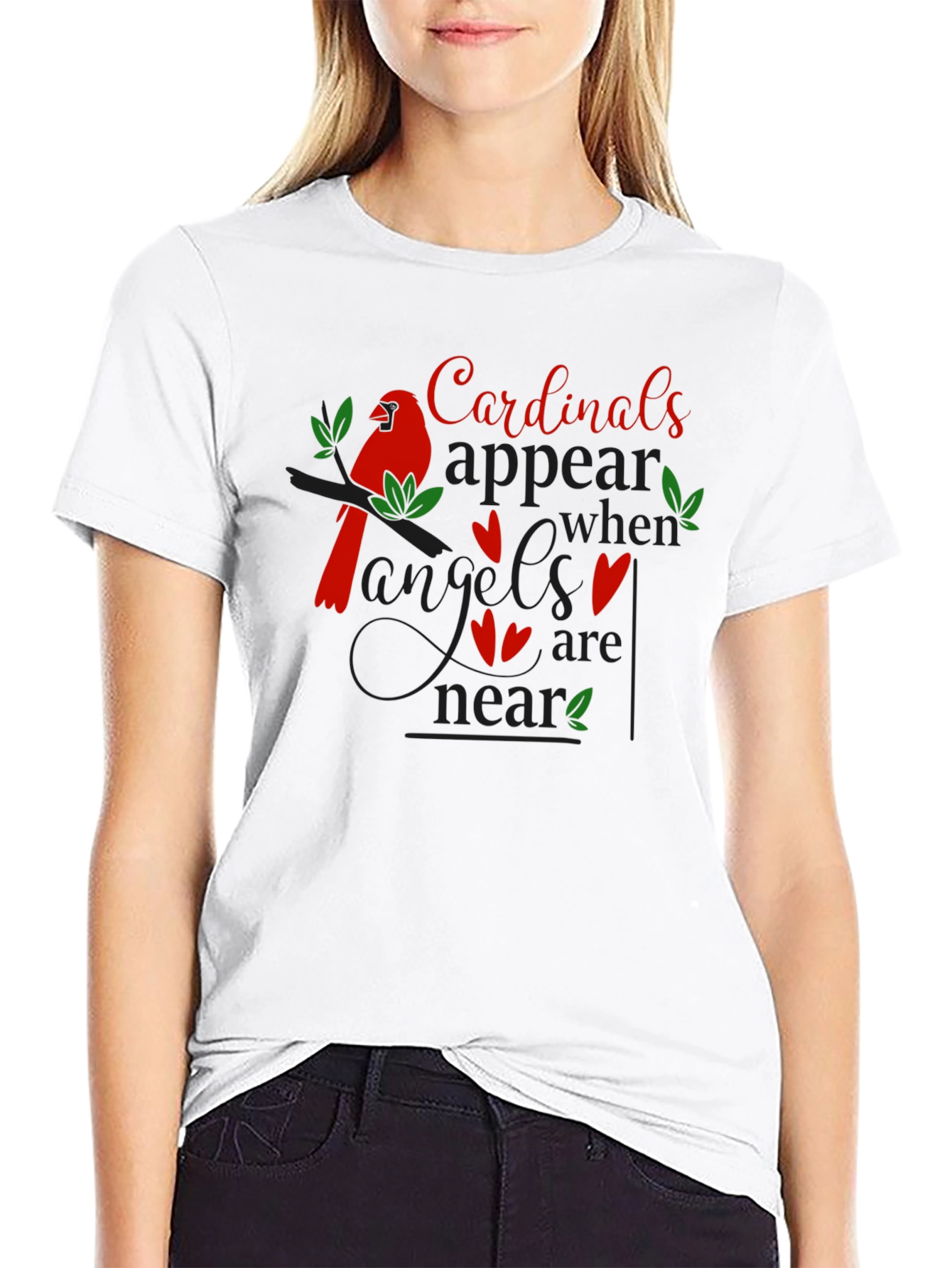 Cardinal Appear T-Shirt in Black