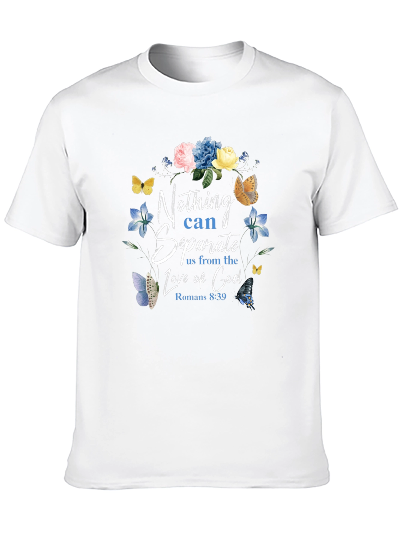 Floral Nothing Can Separate Us Christian T-Shirt