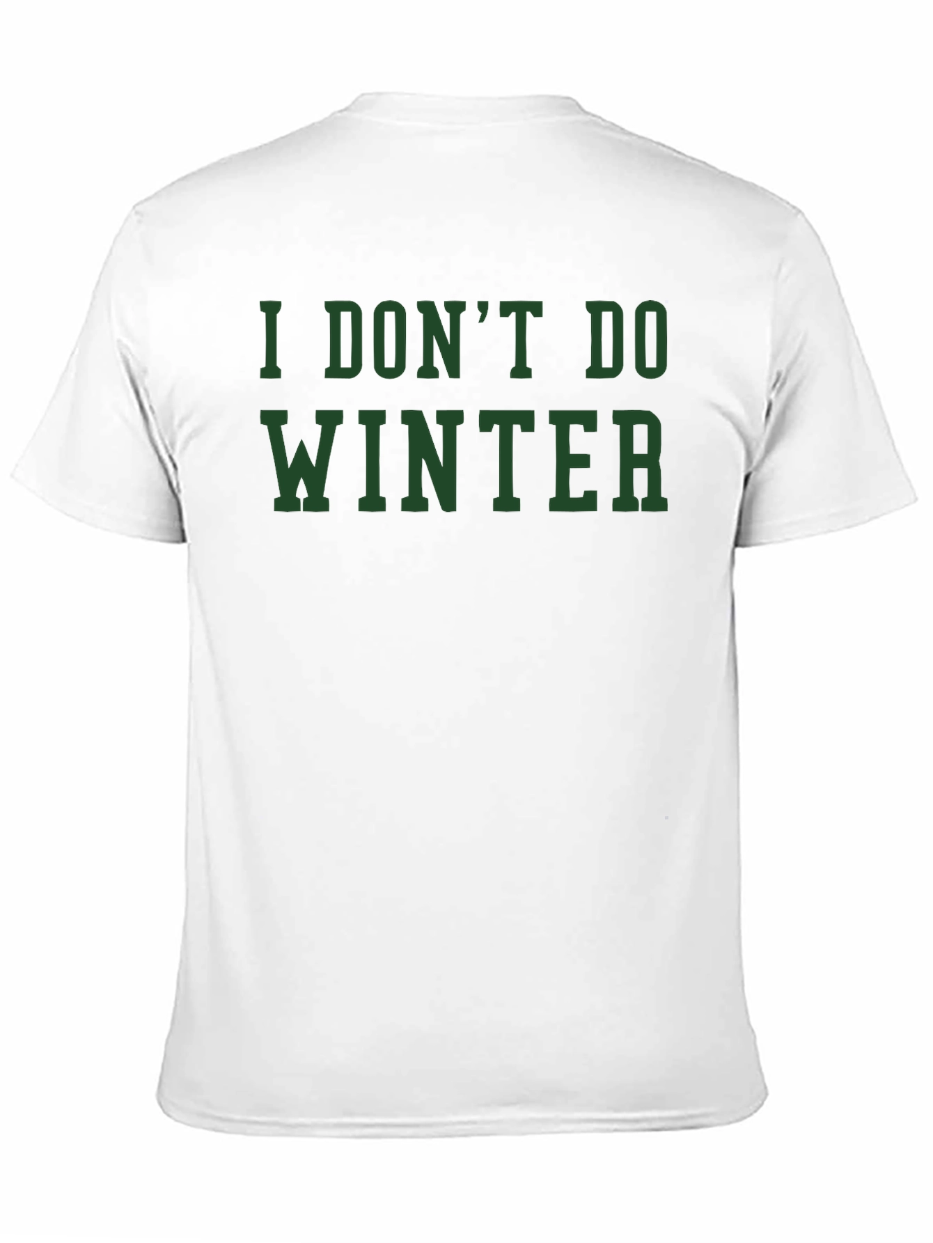 I Dont Do Winter Graphic Tee