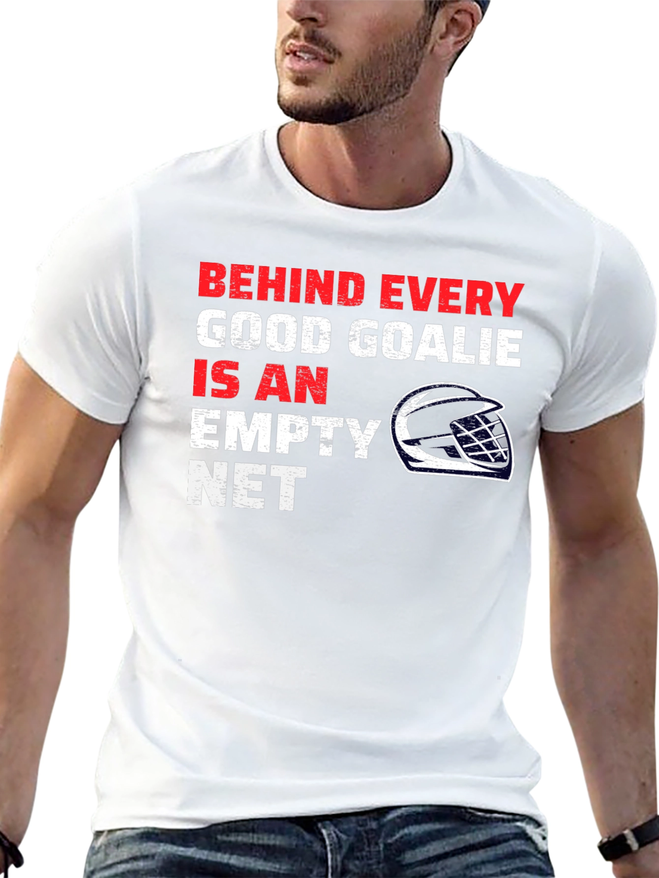 Hockey Goalie T-Shirt - Behind Every Good Goalie