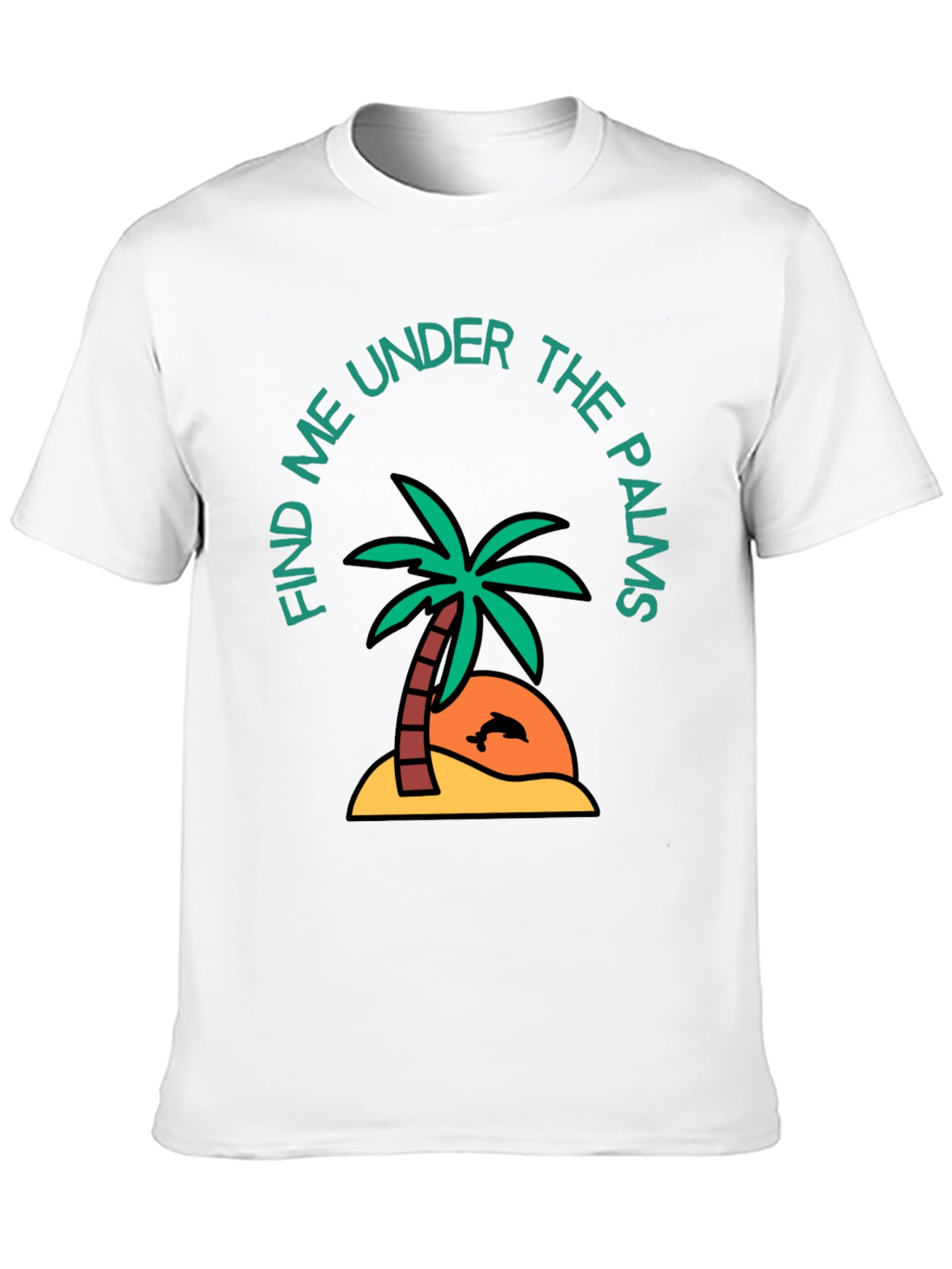 Find Me Under the Palms Graphic T-Shirt
