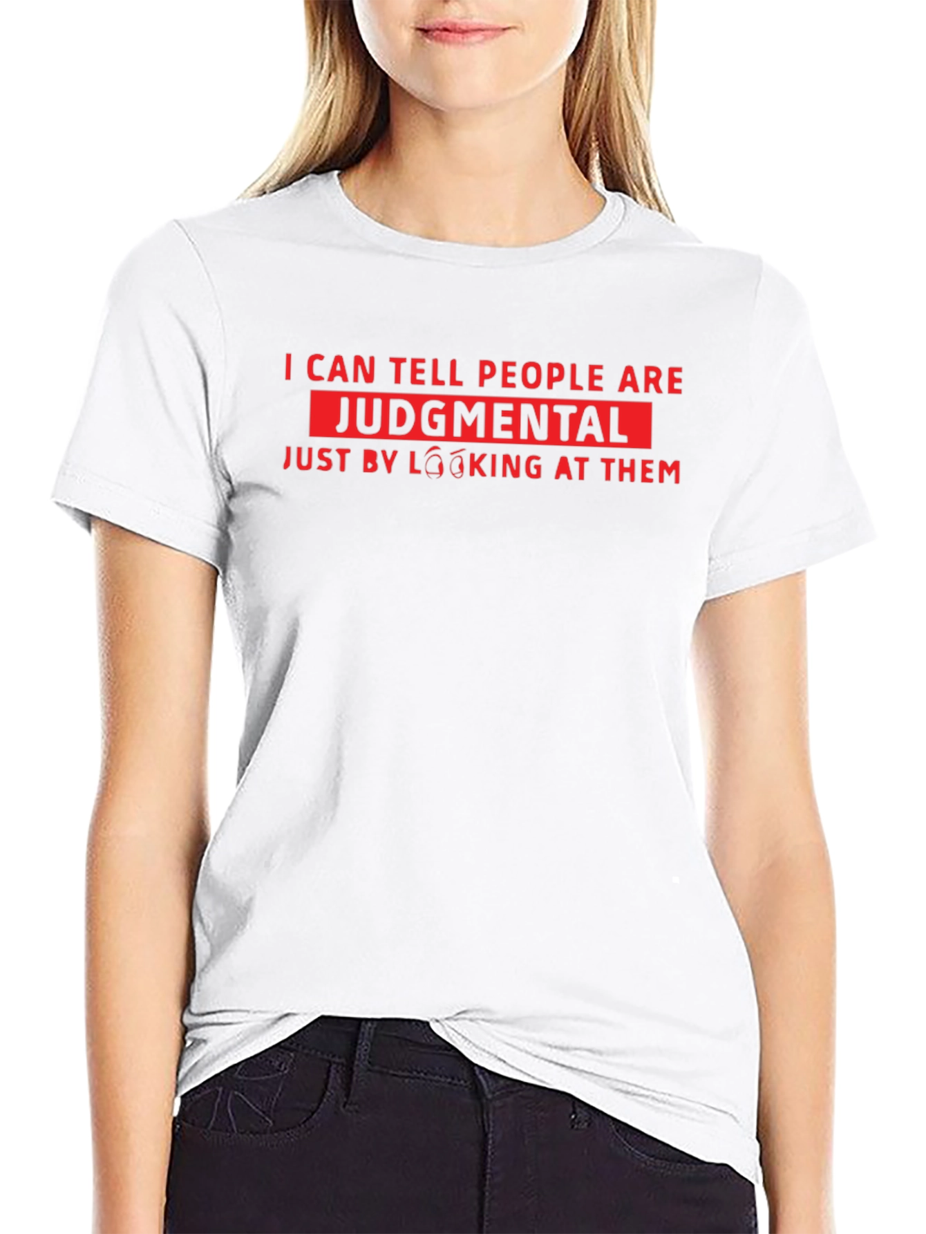 Judgmental Funny Graphic T-Shirt