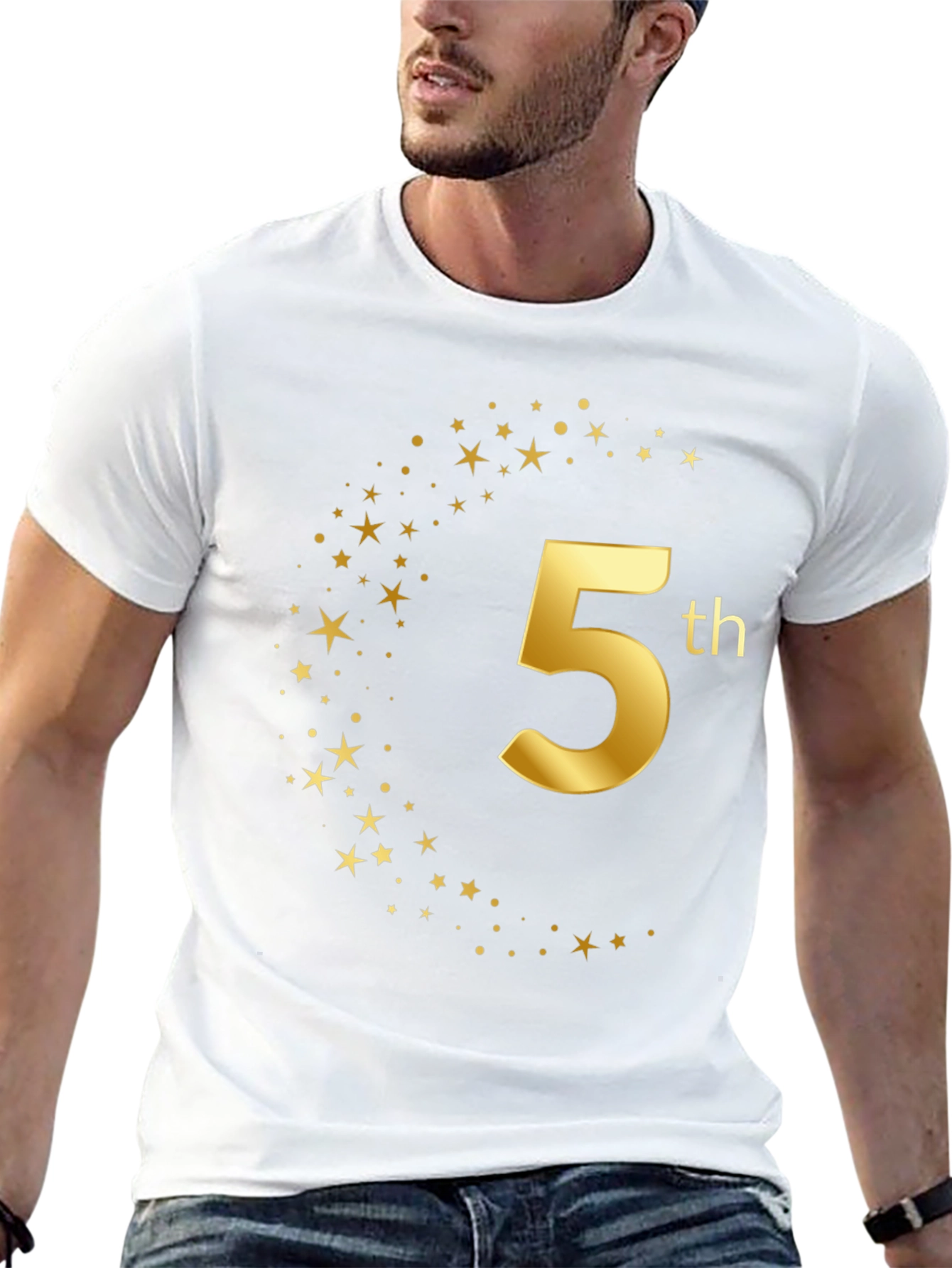 5th Birthday Starry Tee