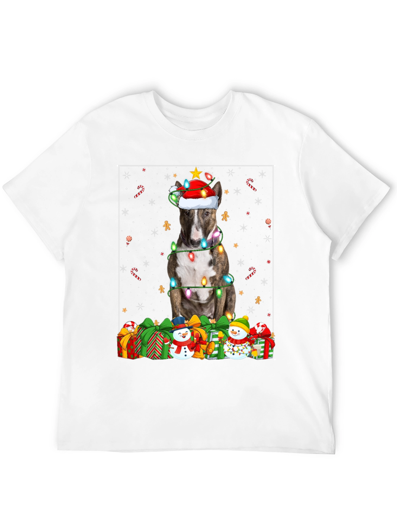 Festive Dog Christmas T-Shirt