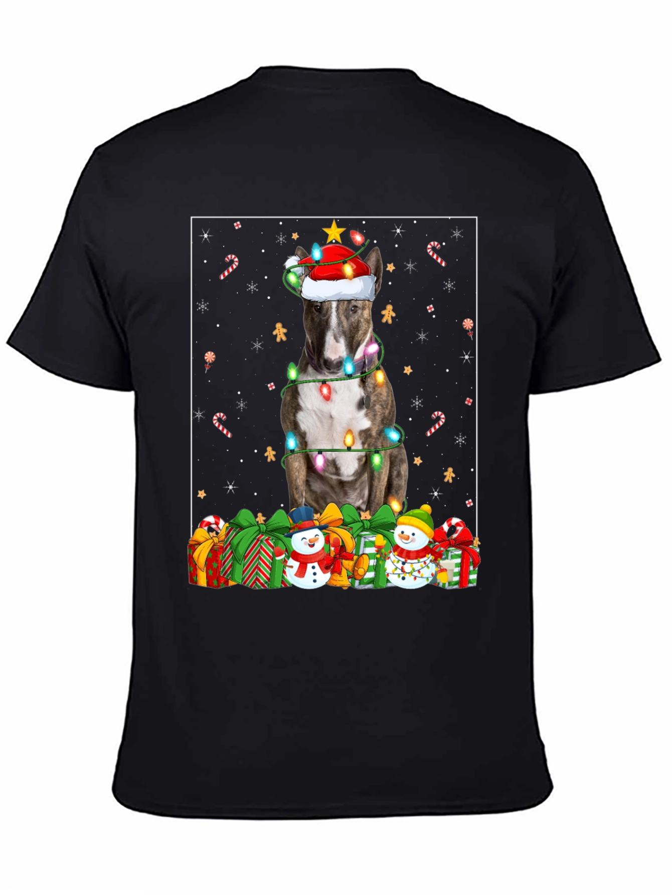 Festive Dog Christmas T-Shirt
