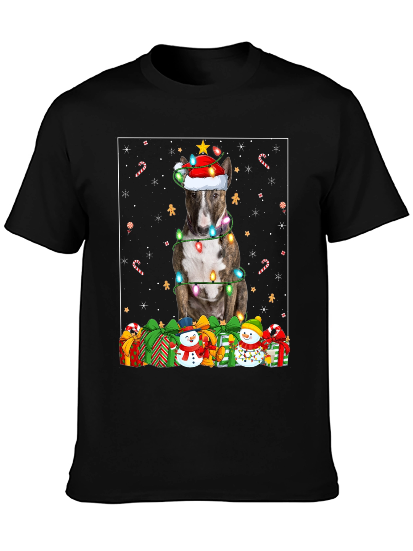 Festive Dog Christmas T-Shirt