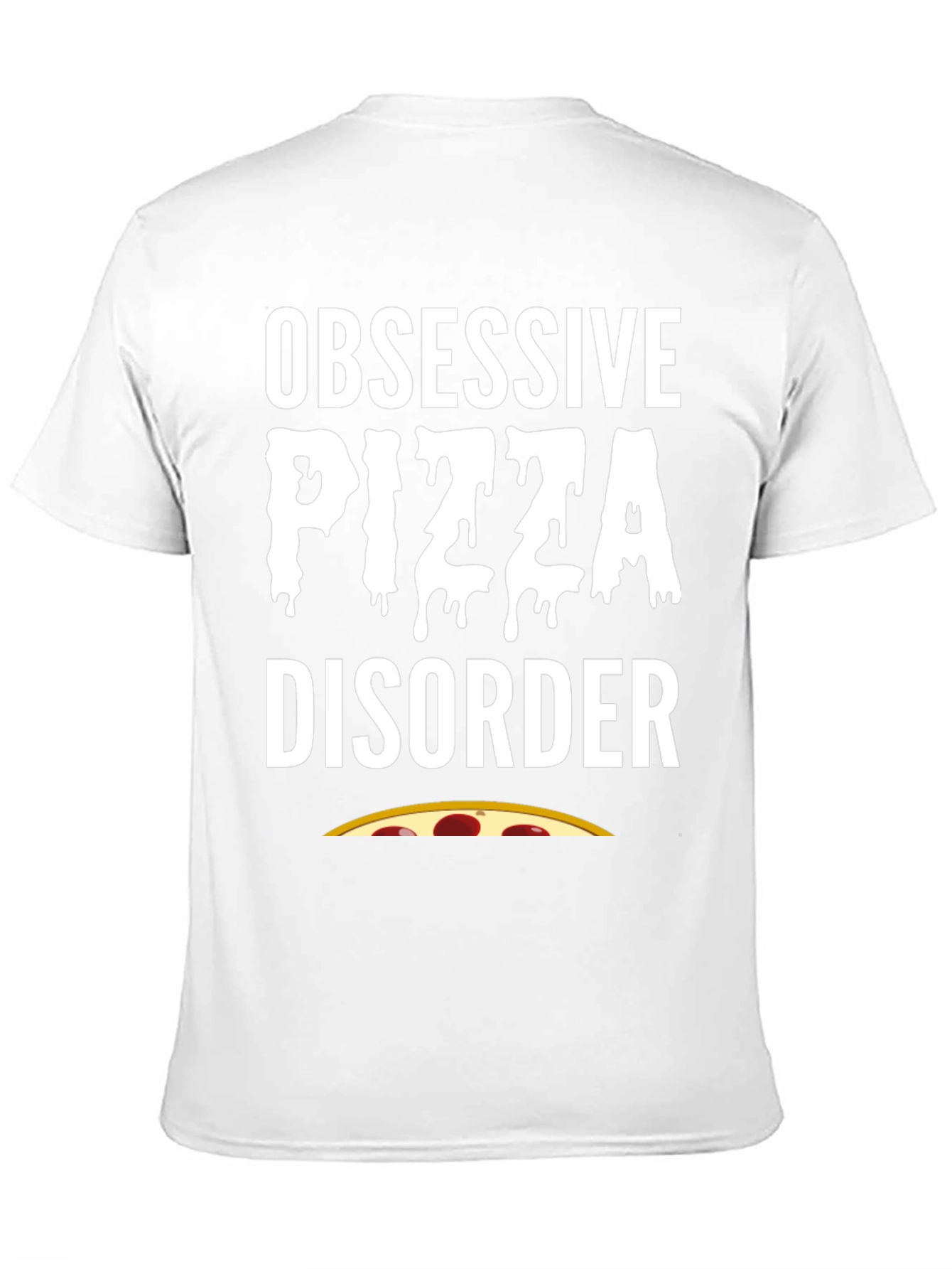 Obsessive Pizza Disorder Black T-Shirt